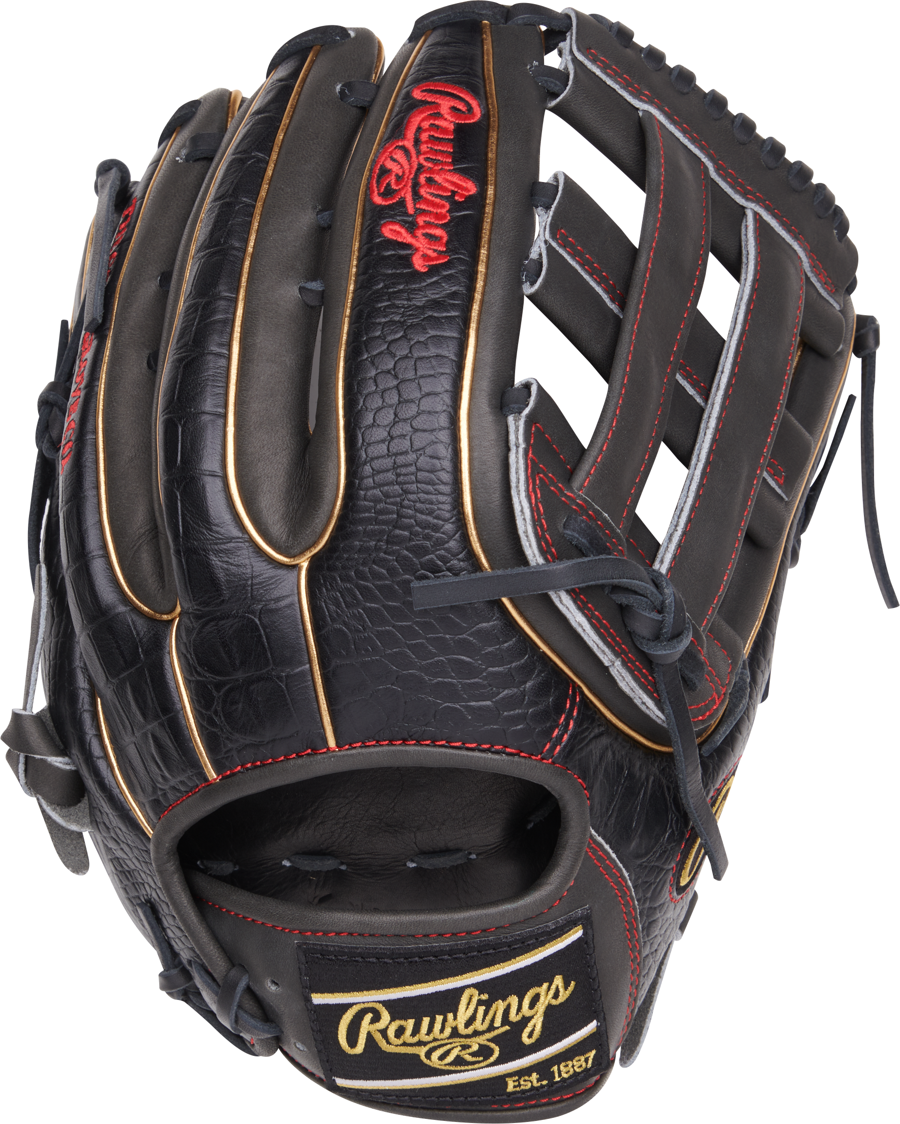 Rawlings Heart Of The Hide Series 12.75-Inch Baseball Glove - Right Hand Thrower - Dark Shadow