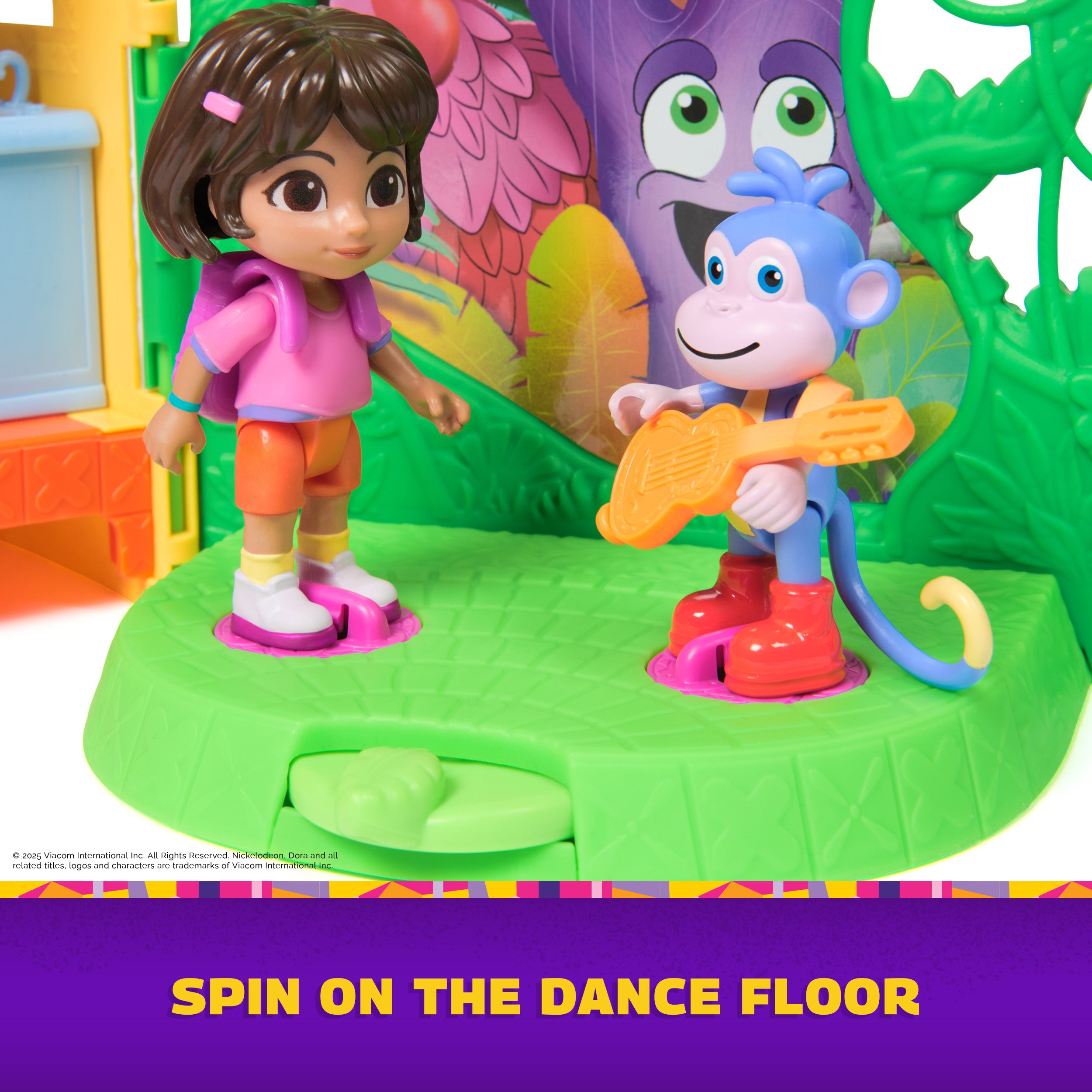 Dora, Explore & Play Rainforest Casita Playset, Dora & Boots Figures, Dollhouse Furniture, Bilingual Phrases, Kids Toys for Girls & Boys Ages 3 and Up