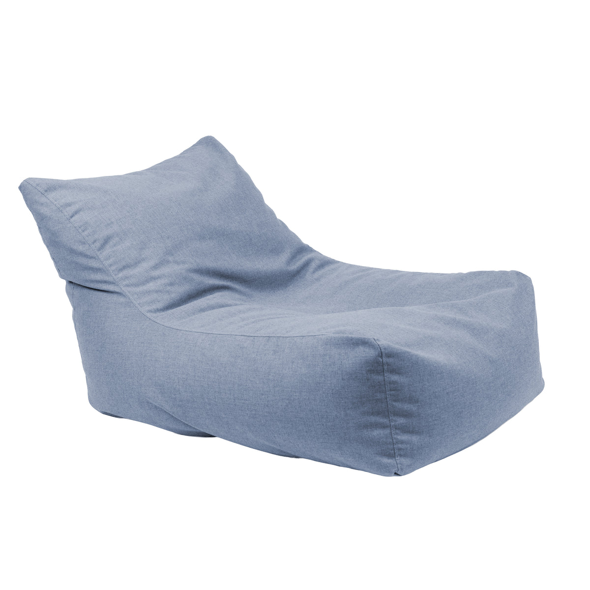 Oudoor Bean Bag Lounger with Sunbrella - Canvas Haze
