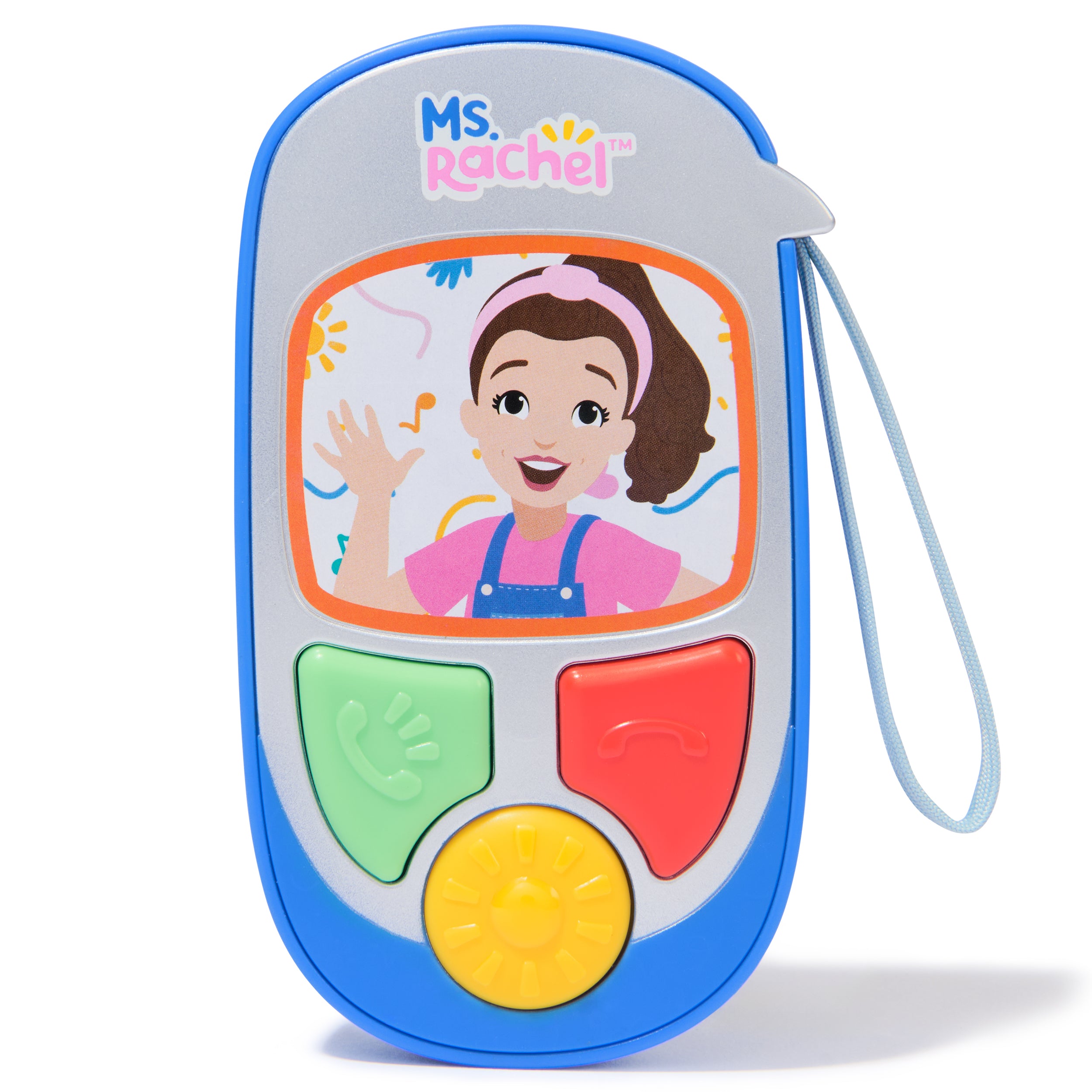 Ms. Rachel Official Electronic Talk with Me Learning Phone with Conversational Phrases, Educational Toys & Toddler Toys for Girls & Boys Ages 1-3+