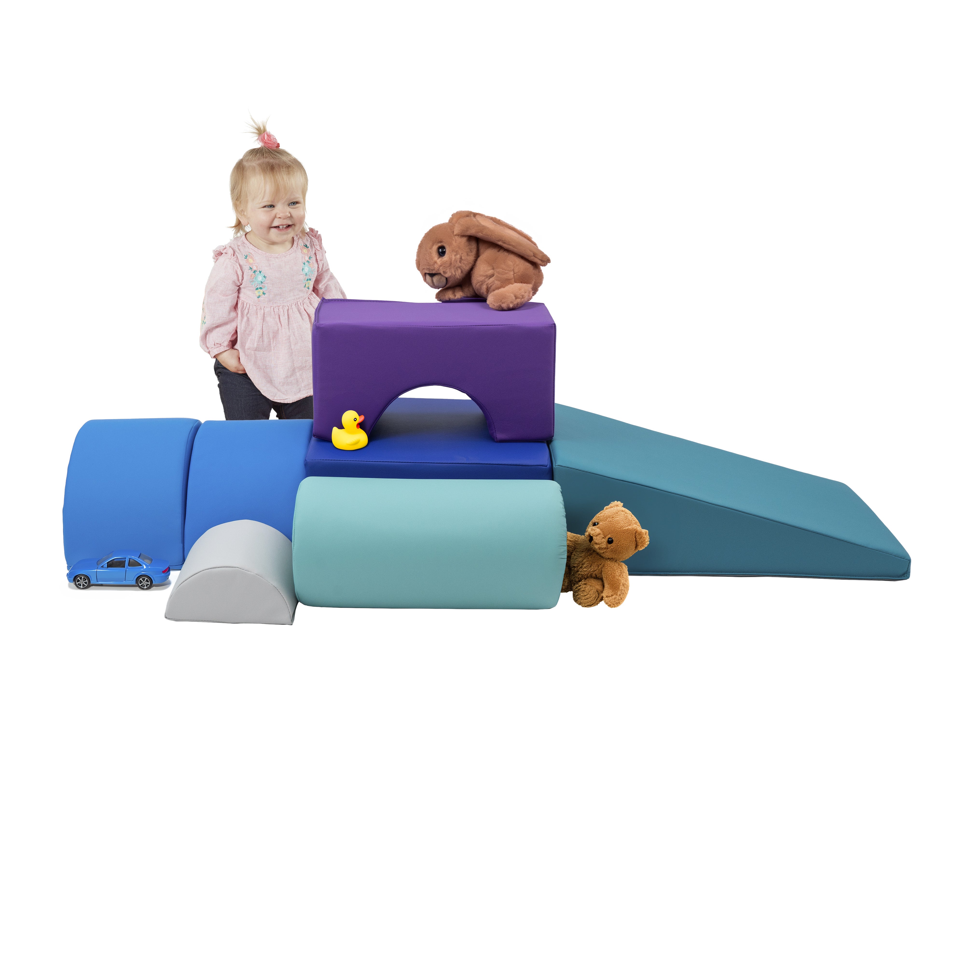 SoftScape Playtime and Climb, 6-Piece - Contemporary/Purple