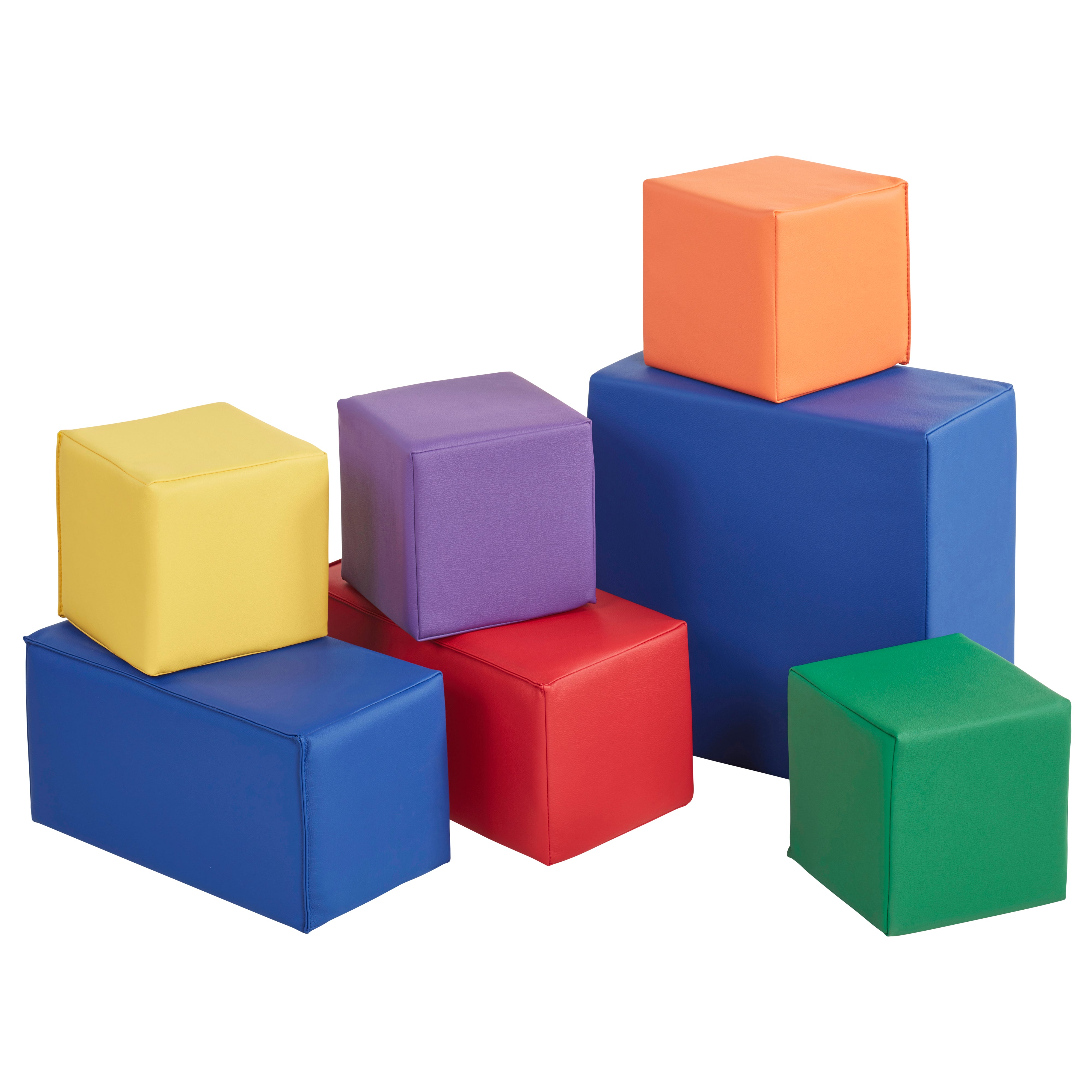 SoftZone Big Foam Blocks 7-Piece -Assorted