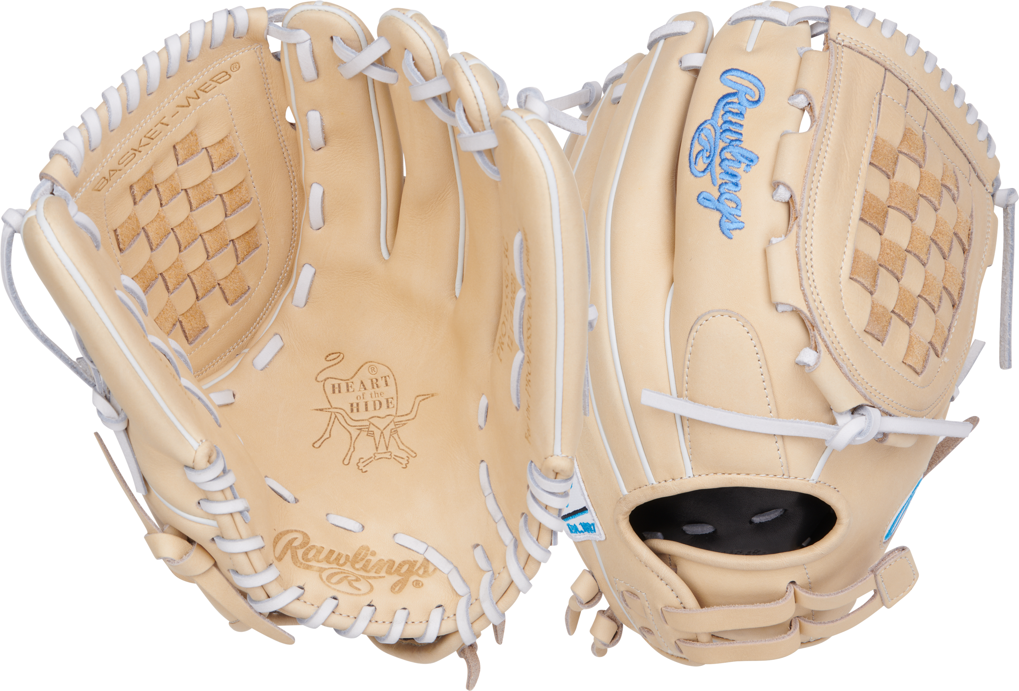 Rawlings Heart Of The Hide Series 12.5-Inch Softball Glove - Right Hand Thrower - Camel