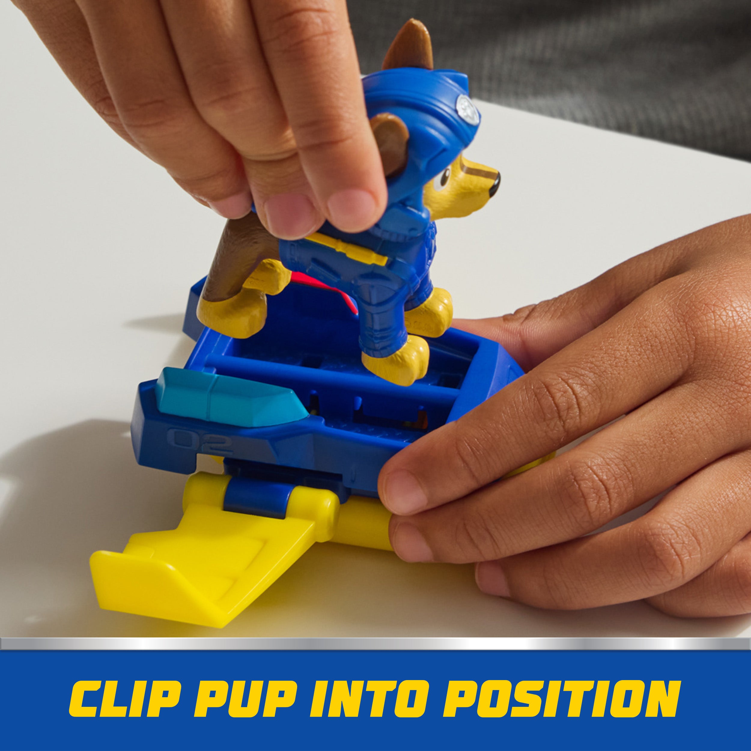 PAW Patrol: Action Pups Chase Action Figure & Hoverboard Airplane Toy with Foldable Wings, Kids Toys for Boys & Girls Ages 3 and up