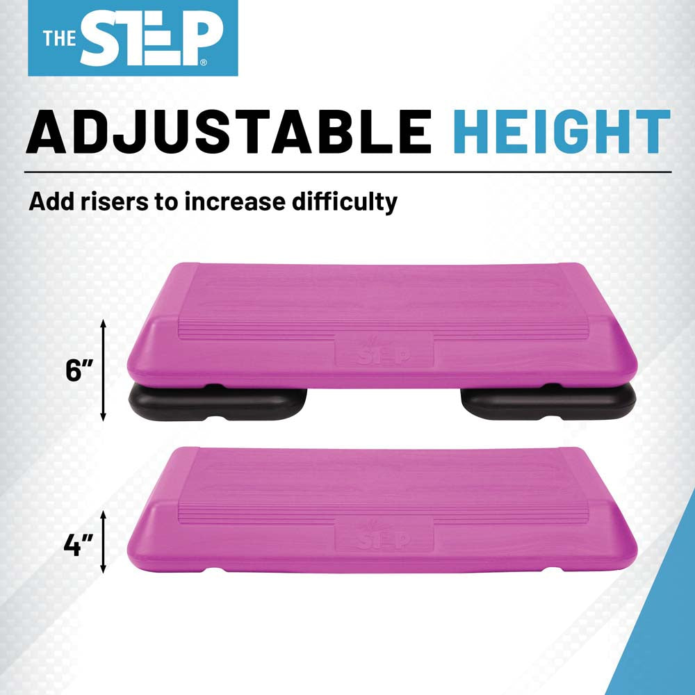 The Circuit Step Pink/Black (2 Risers) New