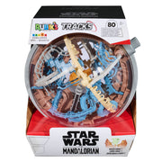 Rubik’s Cube, Rubik’s Tracks Star Wars, Mandalorian-Themed 3D Gravity Maze & 3D Puzzle Game with 80 Obstacles, Grogu Miniature Inside, Problem-Solving Challenging Brain Teaser Fidget Toy, Ages 8 & Up