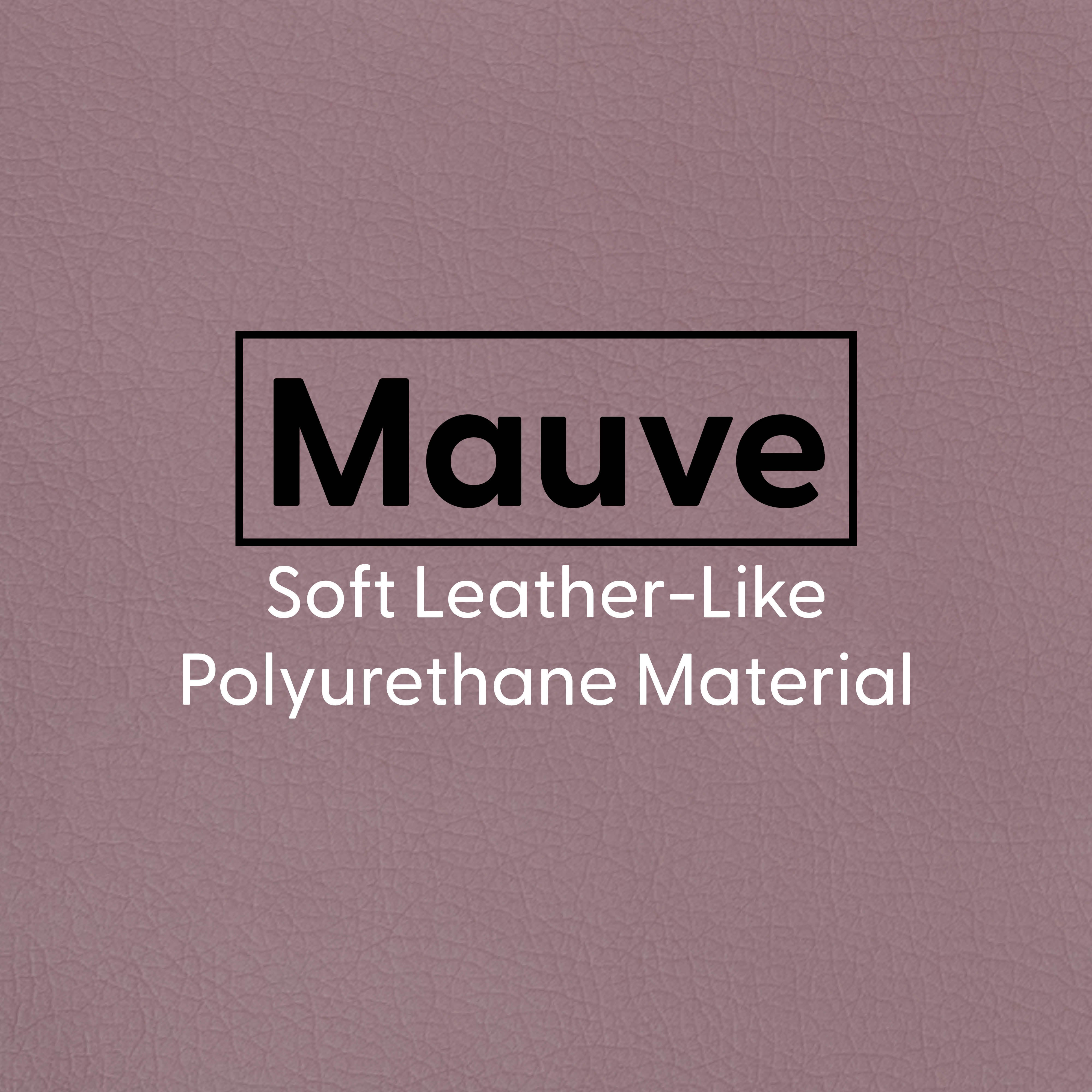 30" Round Vinyl Bean Bag - Mauve