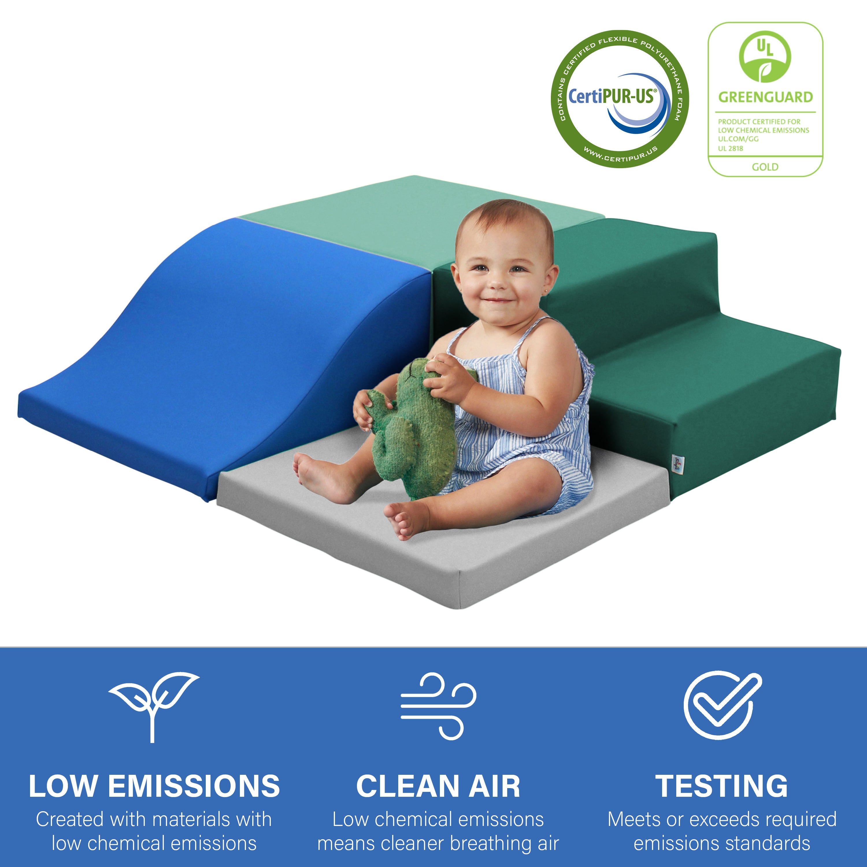 SoftScape Square Toddler Corner Climber - Contemporary