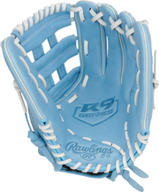 Rawlings R9 Series 12-Inch Softball Glove - Right Hand Thrower - Columbia Blue