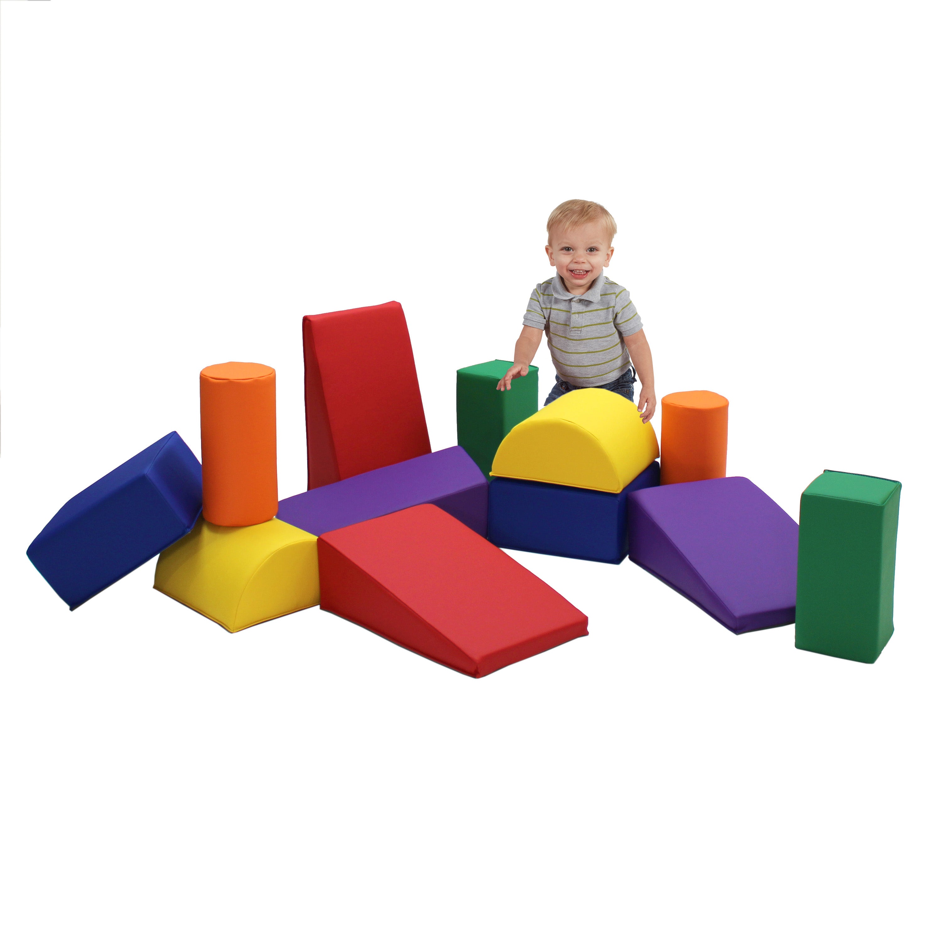 SoftScape Toddler Builder Block Set, 12-Piece - Assorted