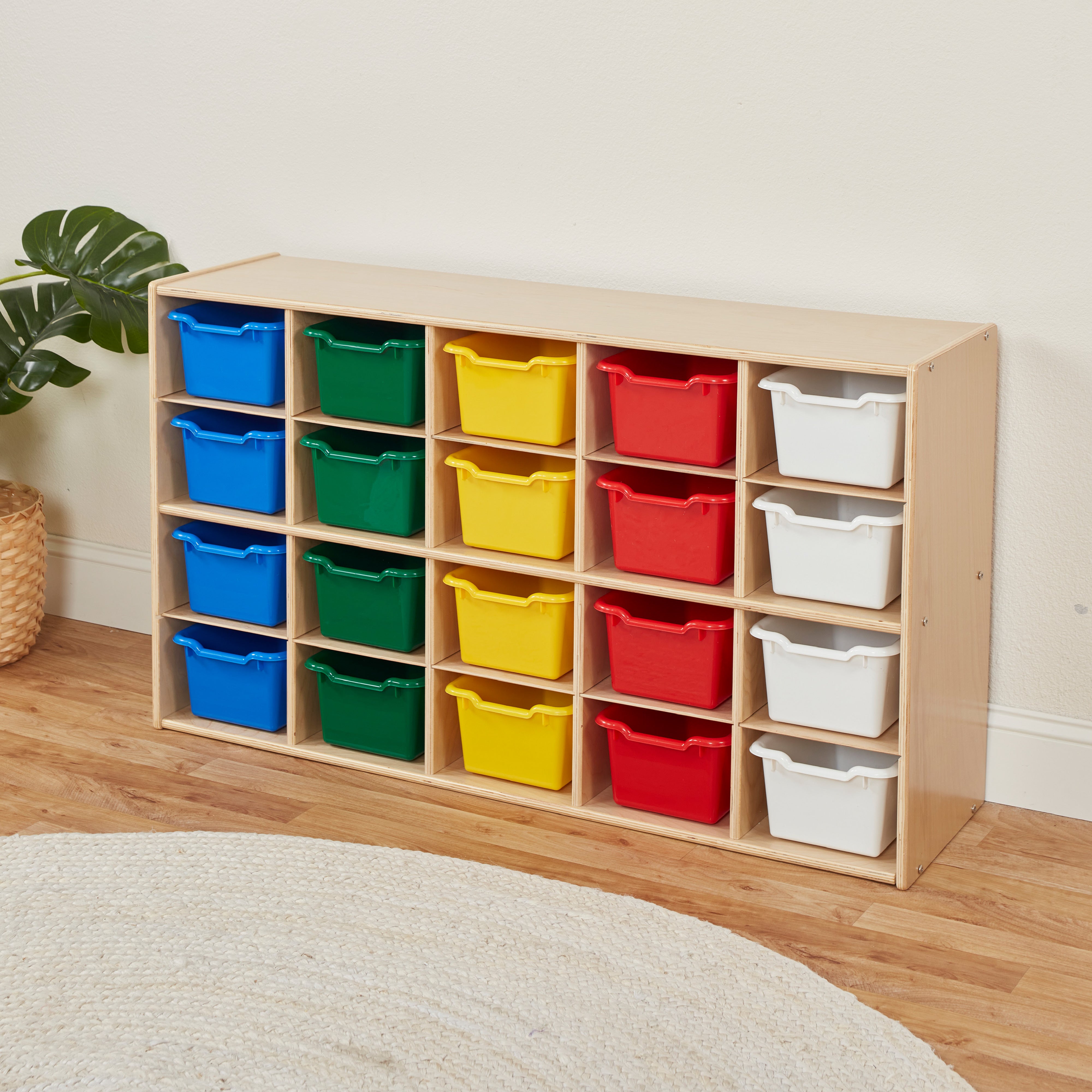 Scoop Front Storage Bins 20-Piece - Assorted