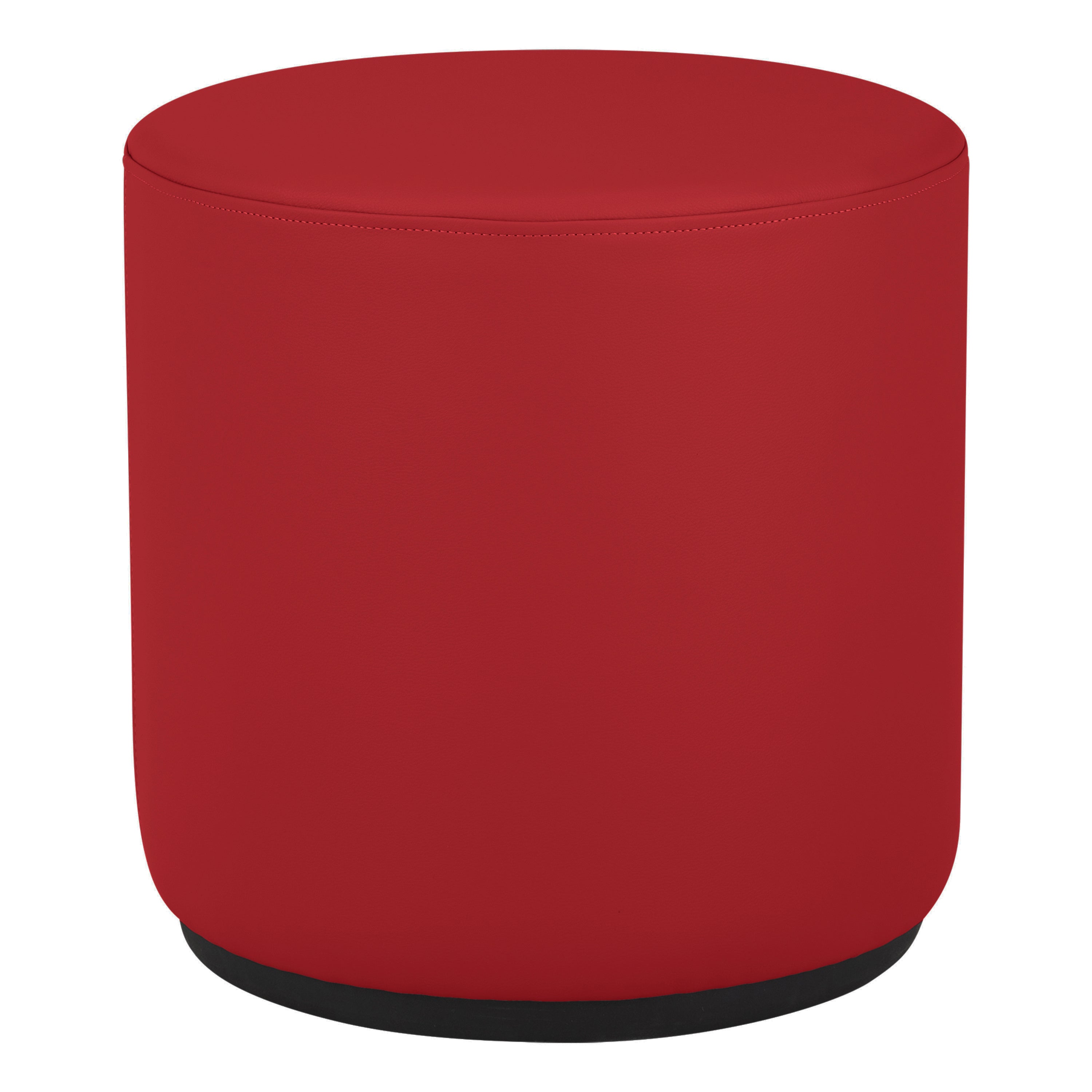 Pro Series Upholstered 18" Round Ottoman Rocker 18" Height - Crimson
