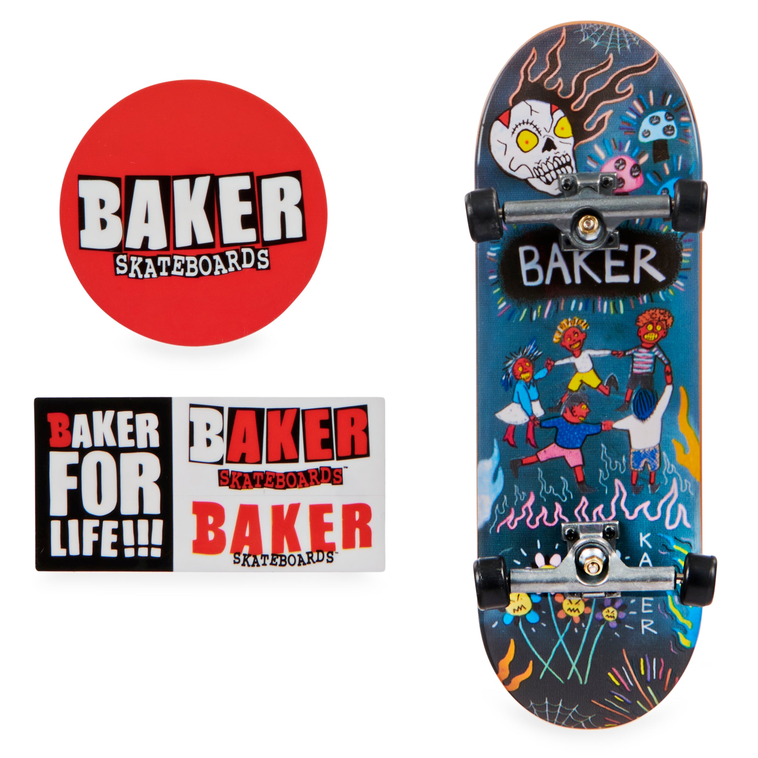Tech Deck, 96mm Fingerboard Mini Skateboard with Authentic Designs, For Ages 6 and Up Styles May Vary
