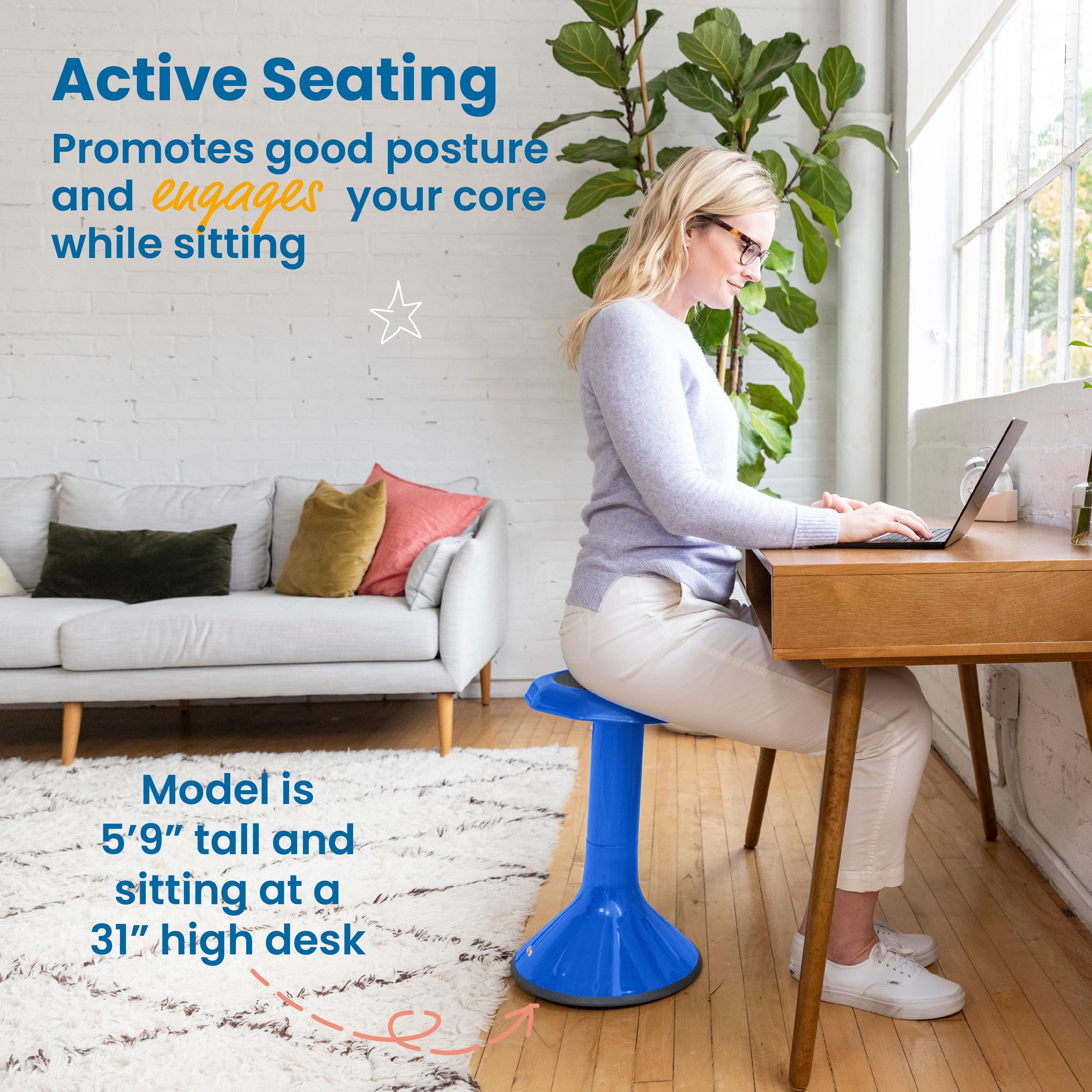 20in ACE Stool - Blue