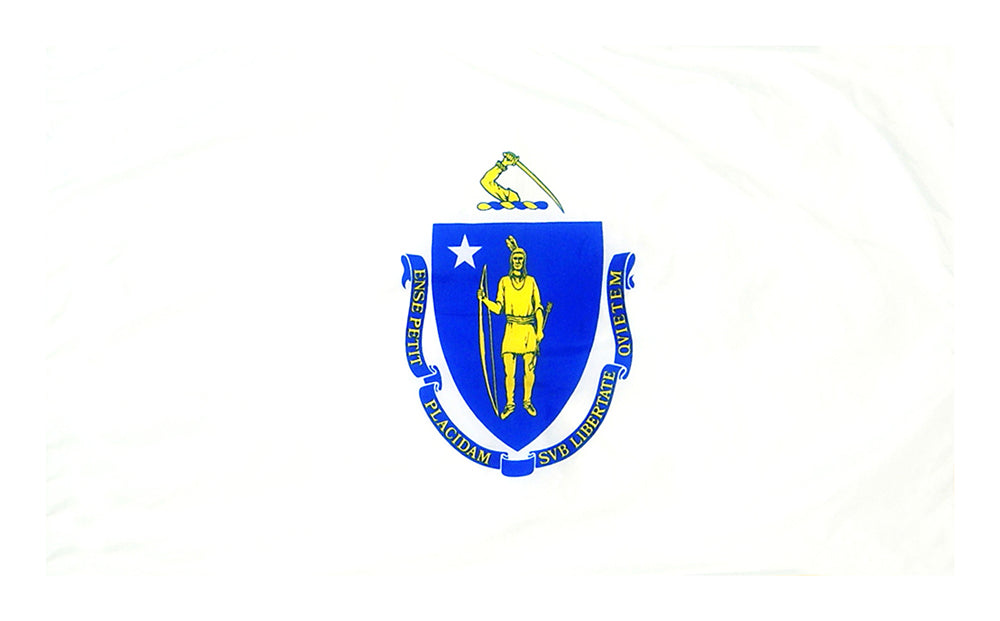 4X6 FT COL NYL-GLO MASSACHUSETTS