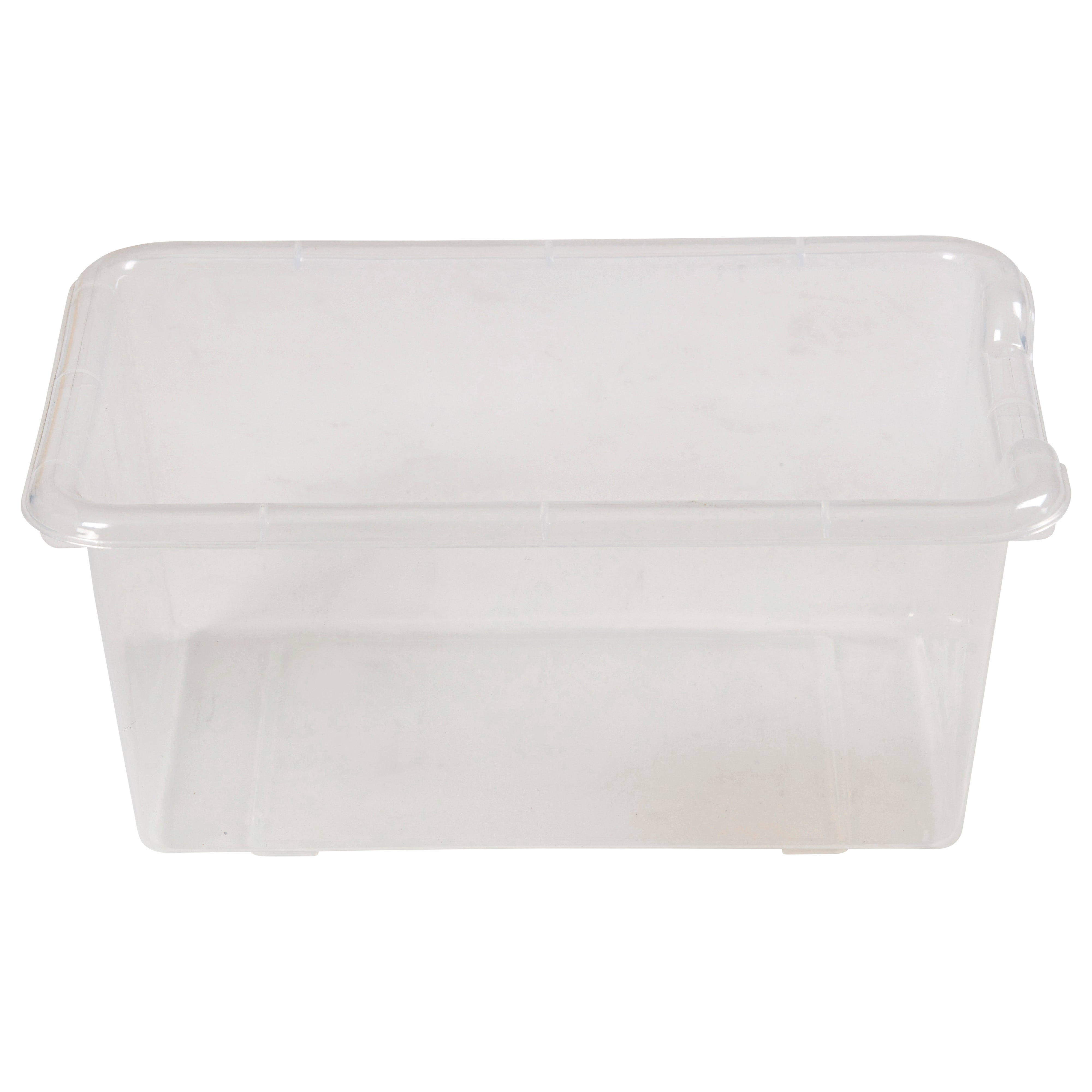 Scoop Front Storage Bins - Clear