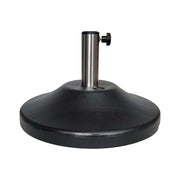 Fillable 50 lb Premium Umbrella Base with Stainless Stem (Black)
