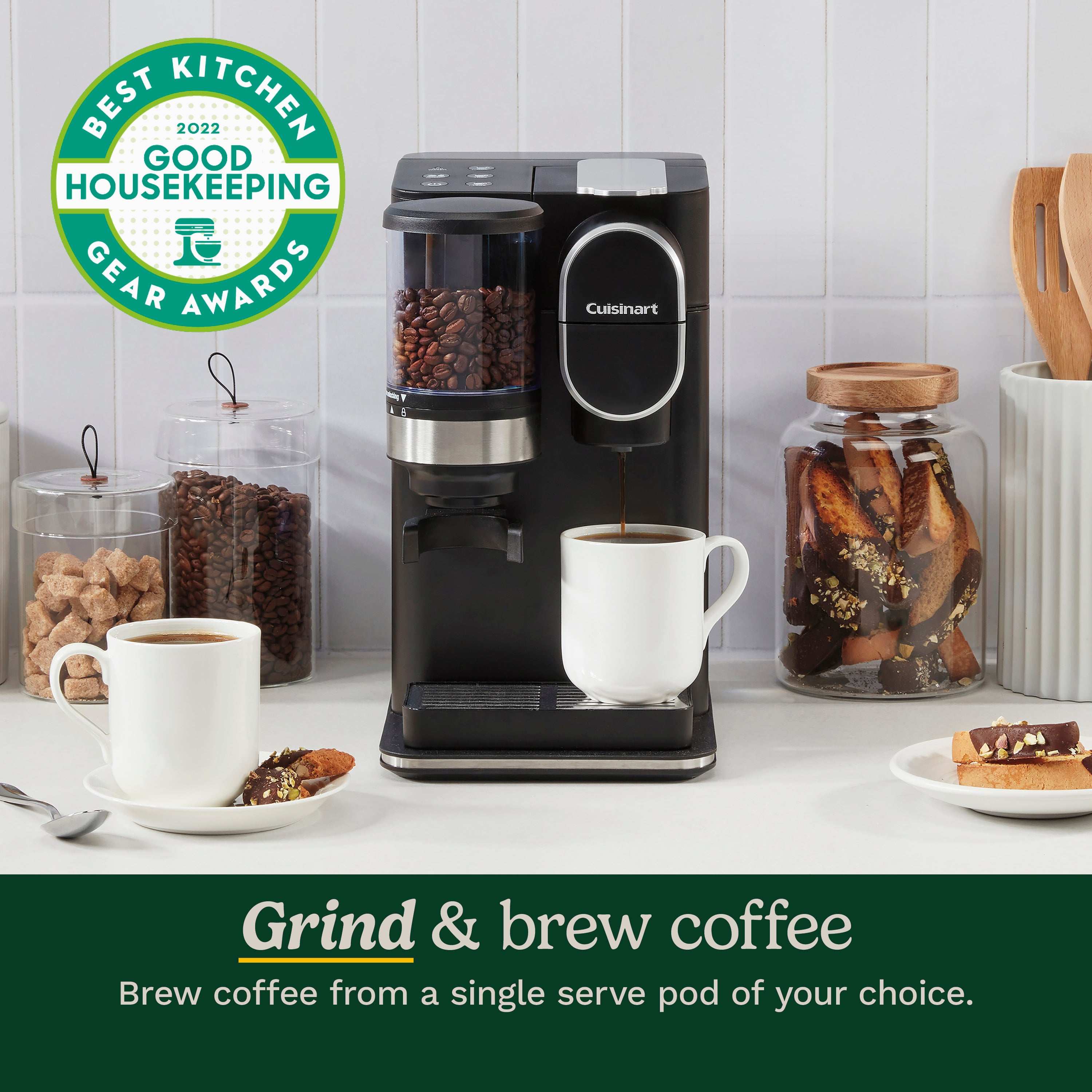 Grind & Brew Single-Serve Coffee Maker - Black