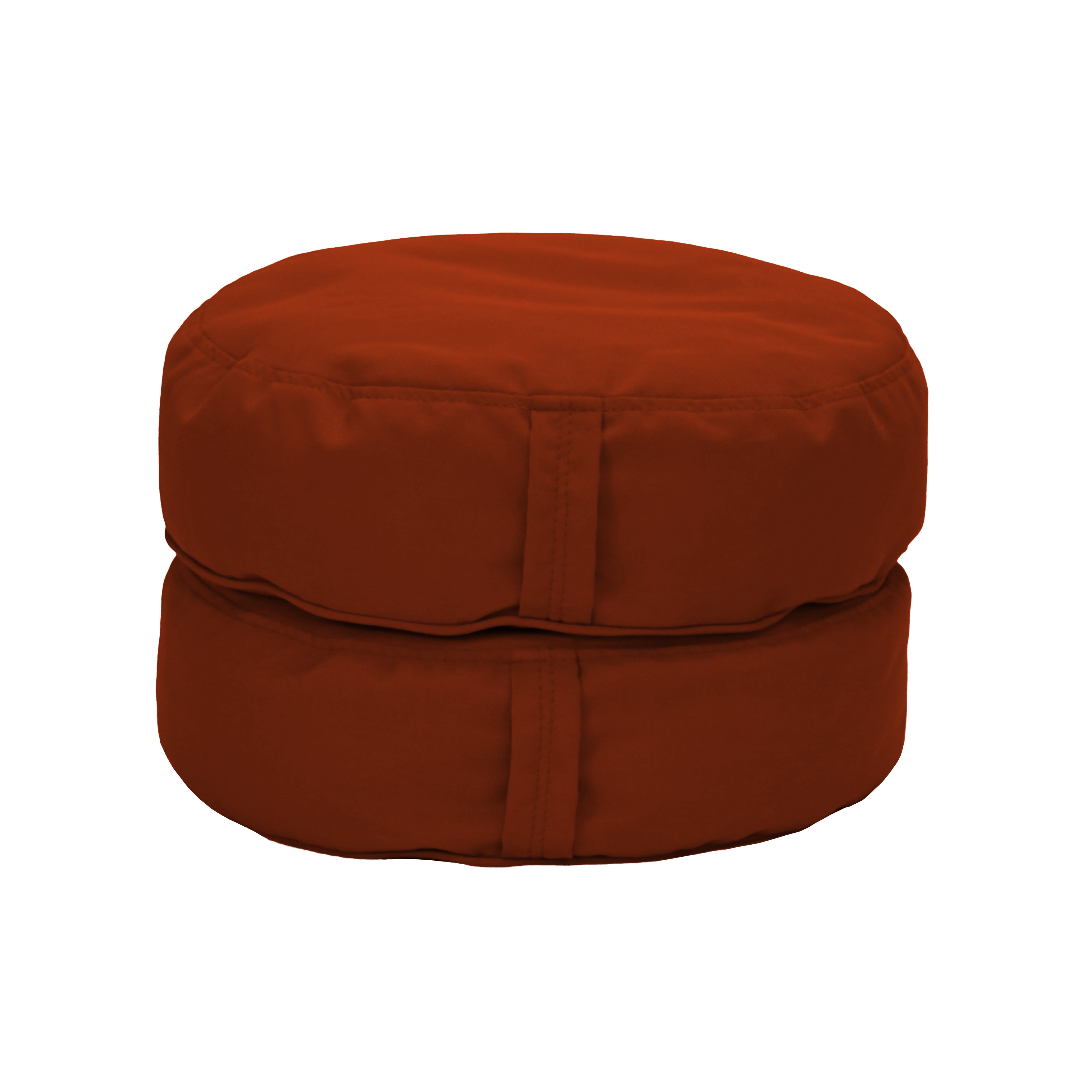 Element 16" Round Bean Cushions, 2-Piece - Rust Red