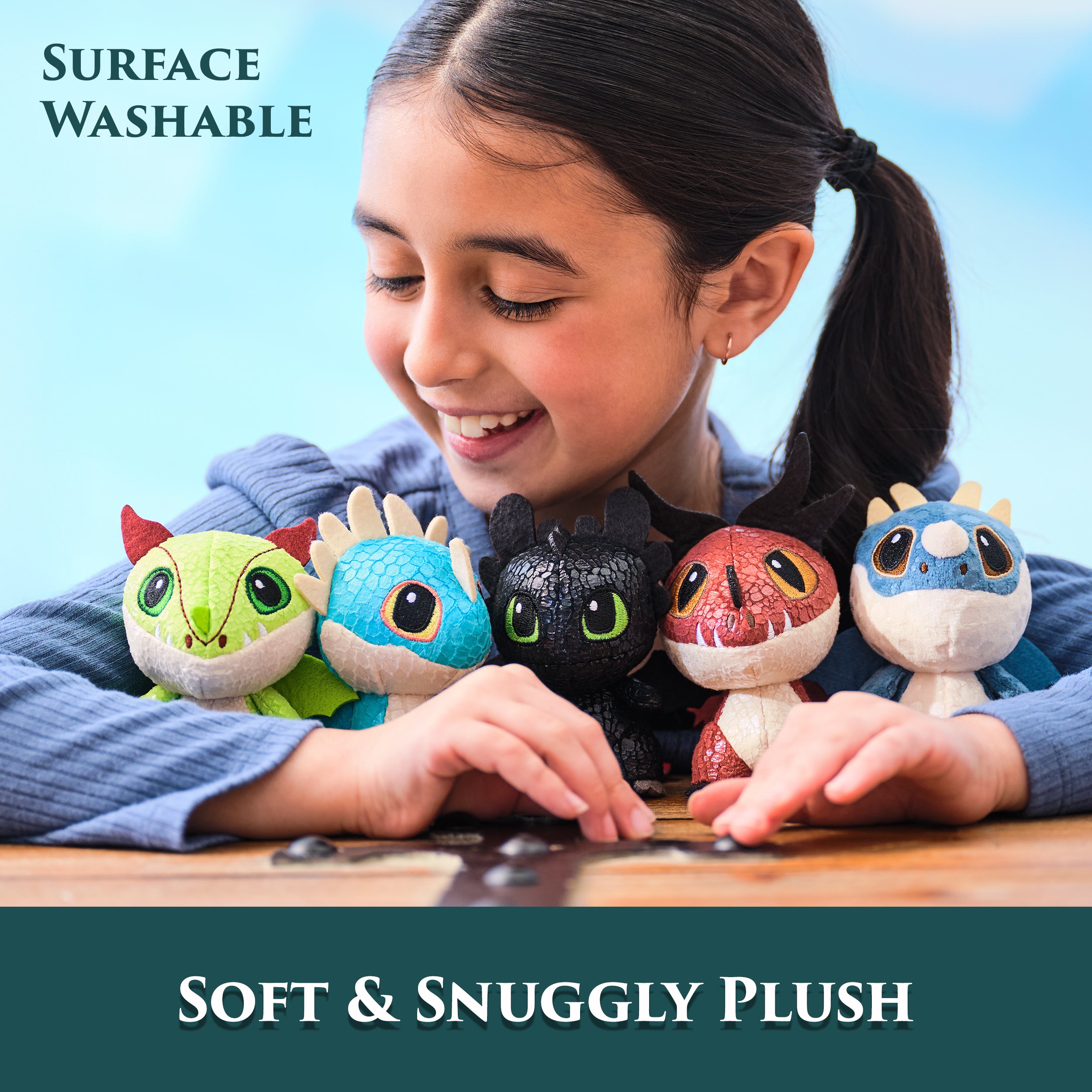 Dreamworks Dragons How to Train Your Dragon, Mini Surprise Plush Toy, 3” Dragon Stuffed Animal, Mystery Toys, Kids Toys for Boys Ages 4 and Up Styles May Vary