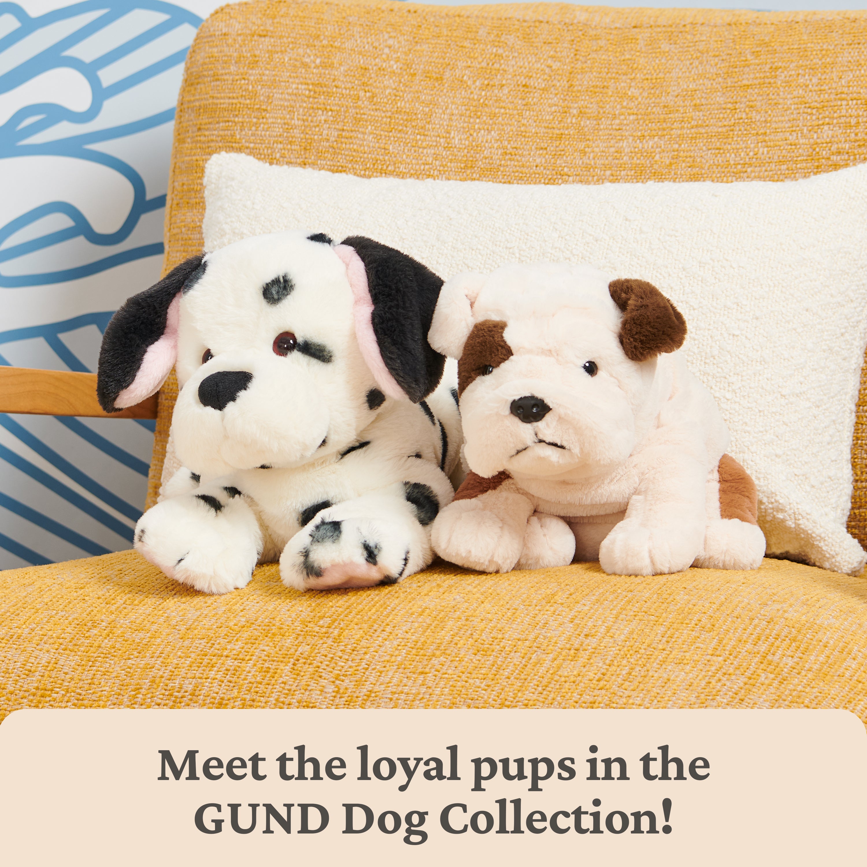 GUND Toast Bulldog Puppy Plush, Stuffed Animal Dog for Ages 1 and Up, 10”, Brown/White