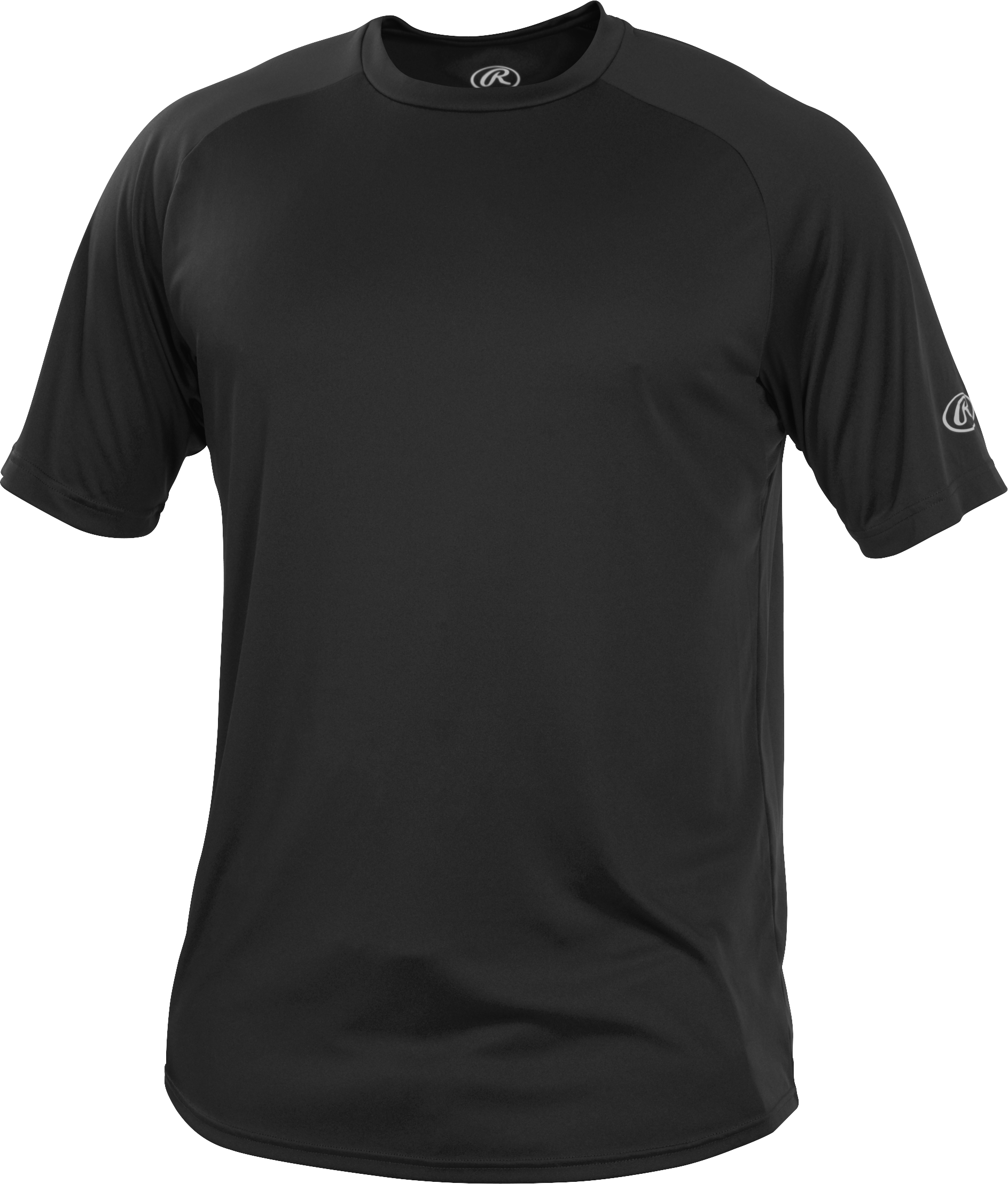 Rawlings Adult Crew Neck Short Sleeve Jersey - Small - Black