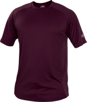 Rawlings Adult Crew Neck Short Sleeve Jersey - Small - Maroon