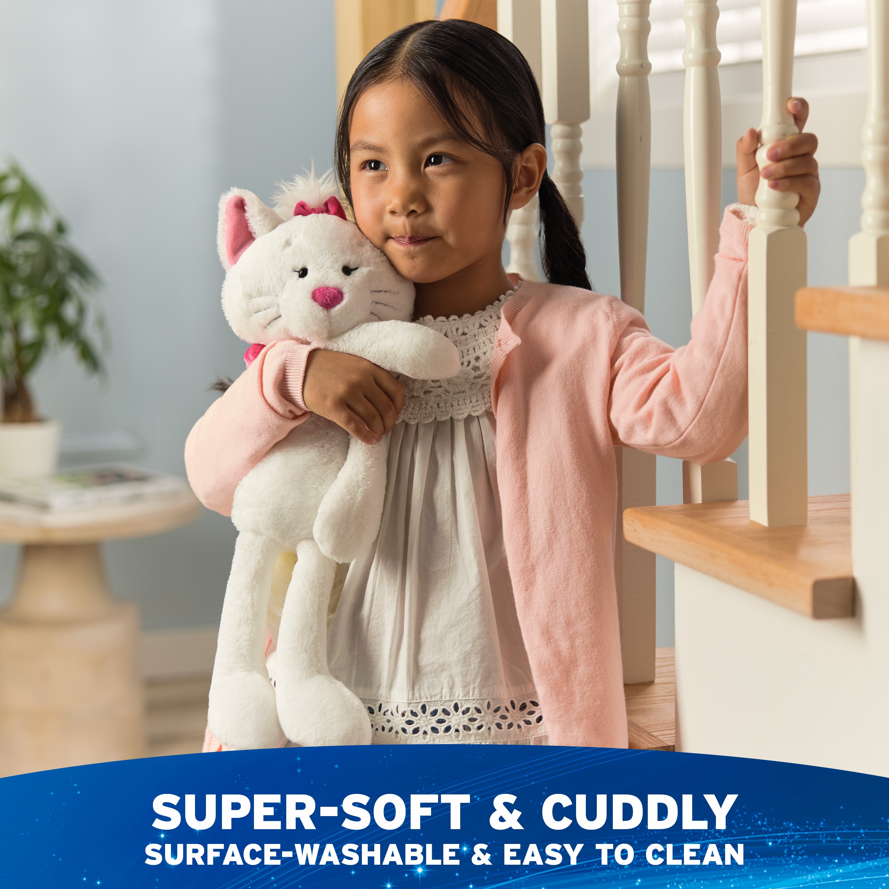GUND Disney Official Marie Toothpick Plush, The Aristocats Cat Stuffed Animal for Ages 1 and Up, White, 15”