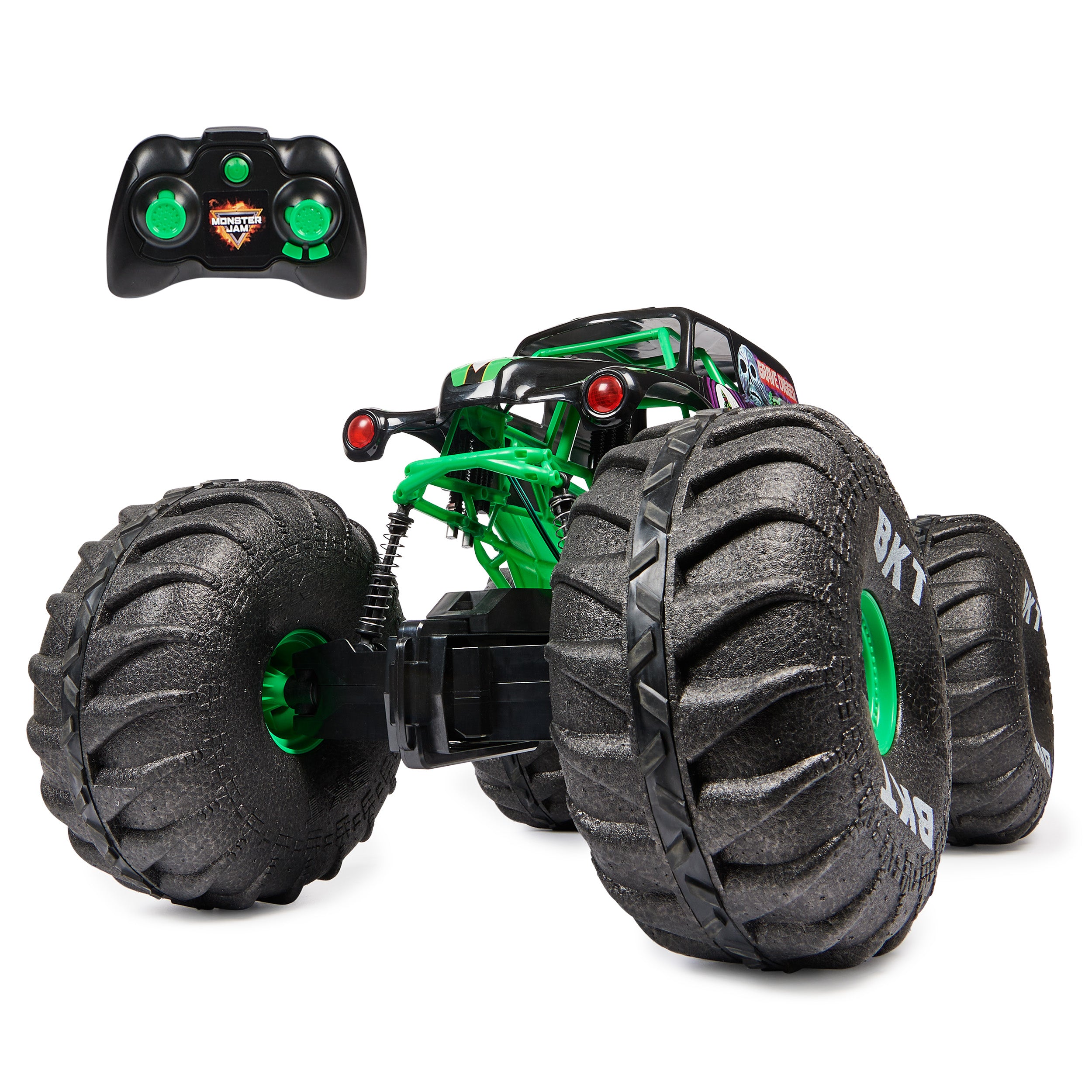Monster Jam, Official Mega Grave Digger All-Terrain Remote Control Monster Truck, Over 2 Ft. Tall, 1:6 Scale, Kids Toys for Boys and Girls Ages 4 and Up