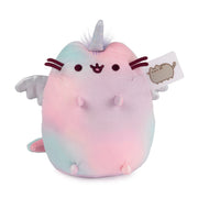 GUND Pusheen Magic Swirl Pusheenicorn Plush Cat Stuffed Animal for Ages 8 and Up, Pink/Blue/Purple, 9.5”