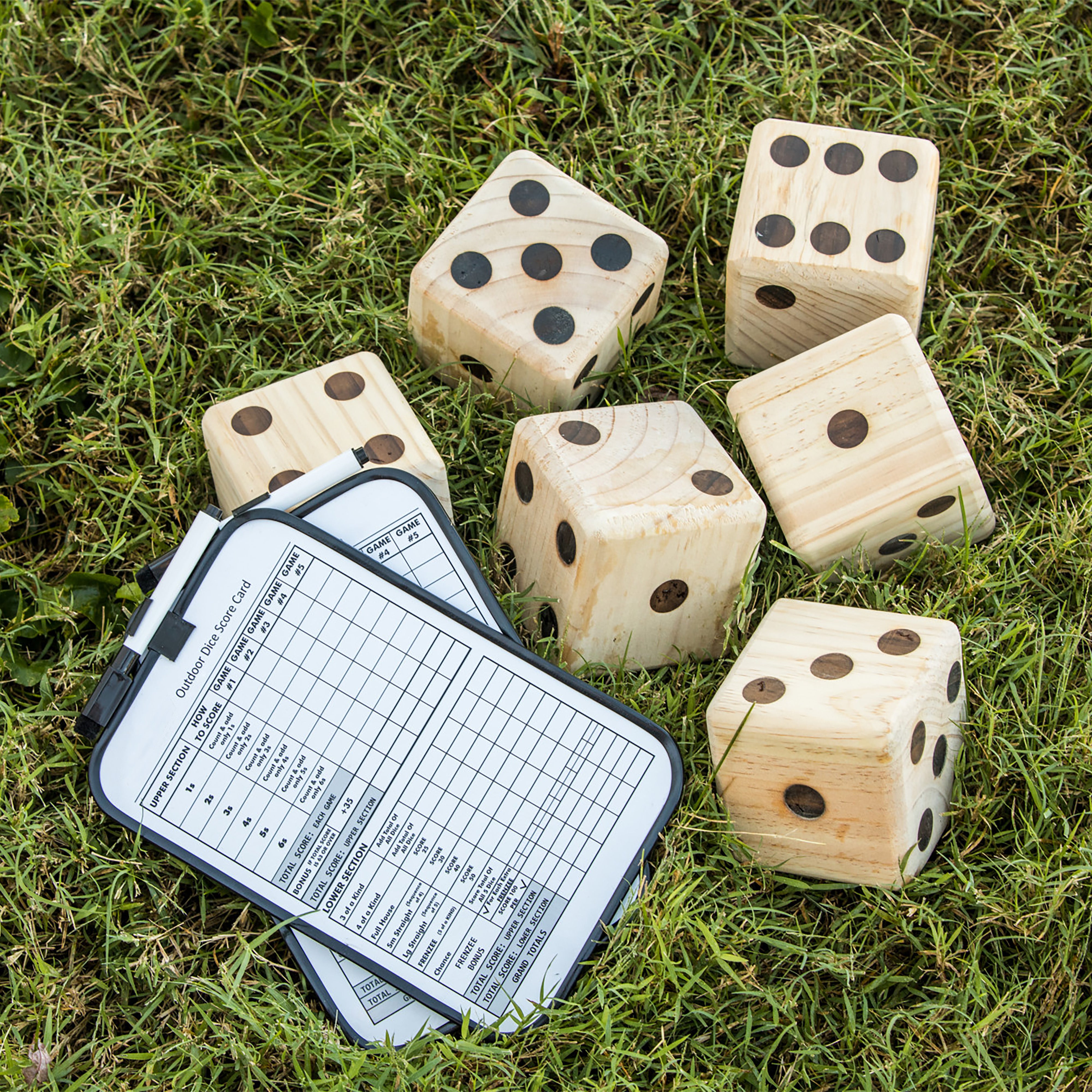 Triumph Big Roller Wooden Lawn Dice