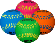 Rawlings Neon Sponge Rubber Baseball - 2 Dz Display Box