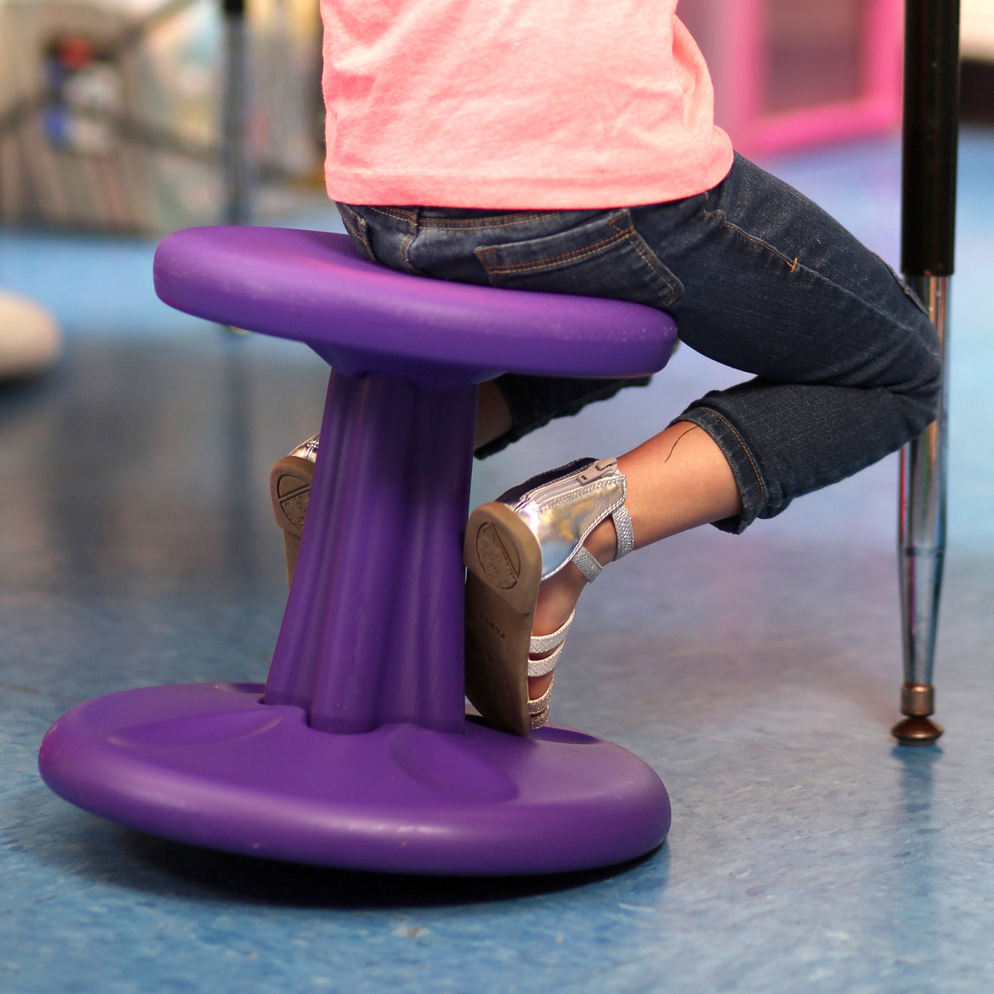 Kore Design™ Pre-School Wobble Chair 12", Black
