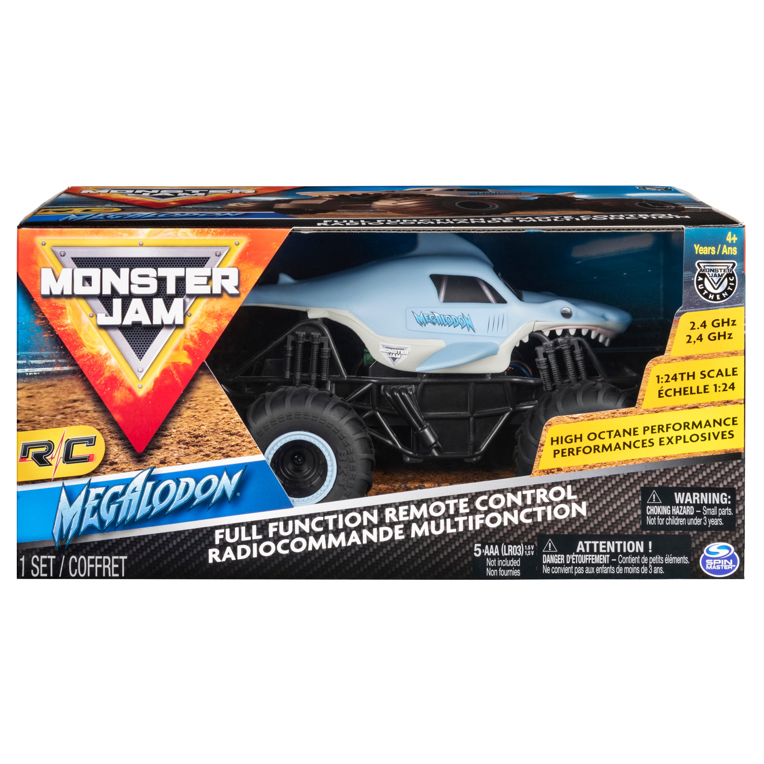 Monster Jam, Remote Control Monster Truck, 1:24 Scale Styles May Vary
