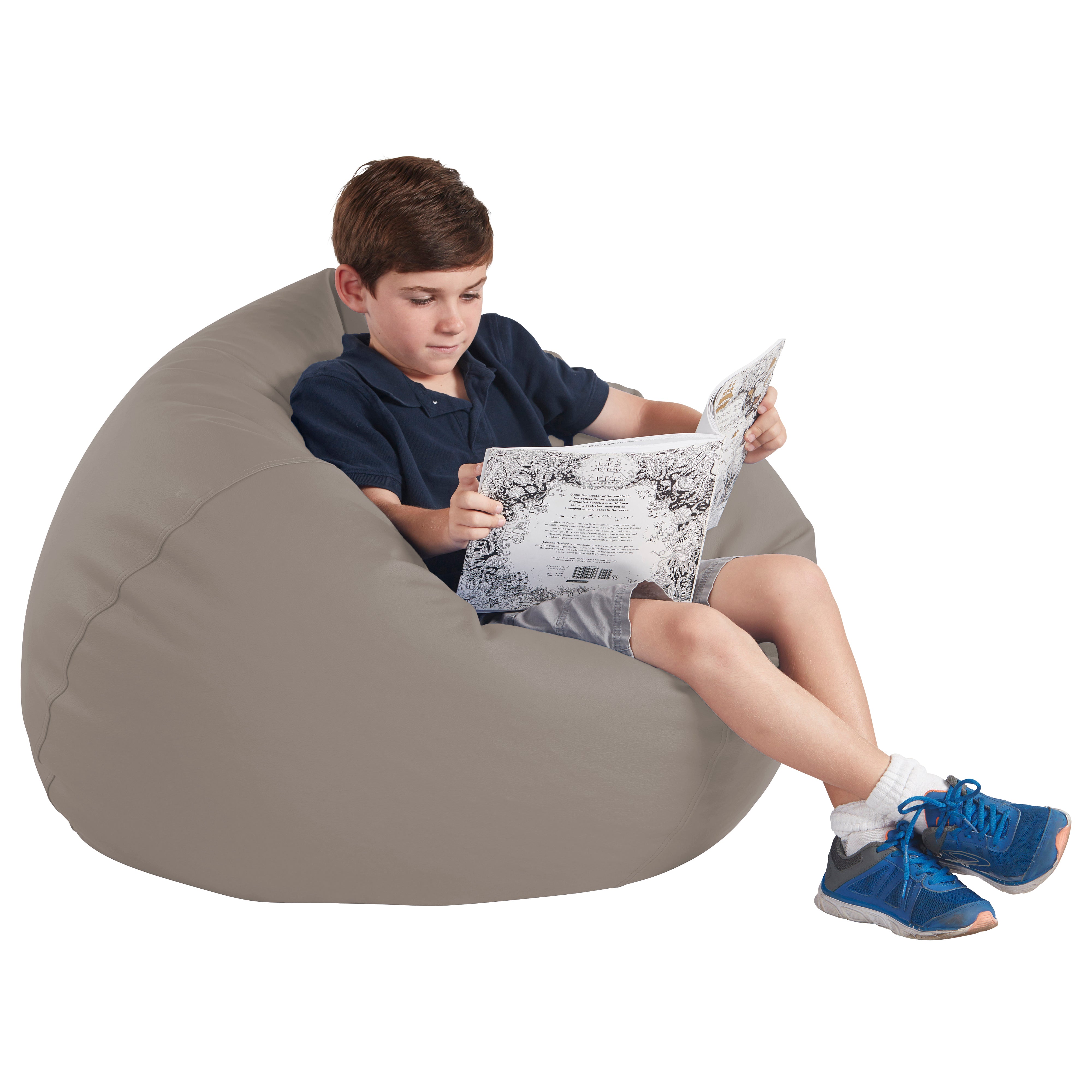 SoftScape Classic 35" Standard Bean Bag - Taupe