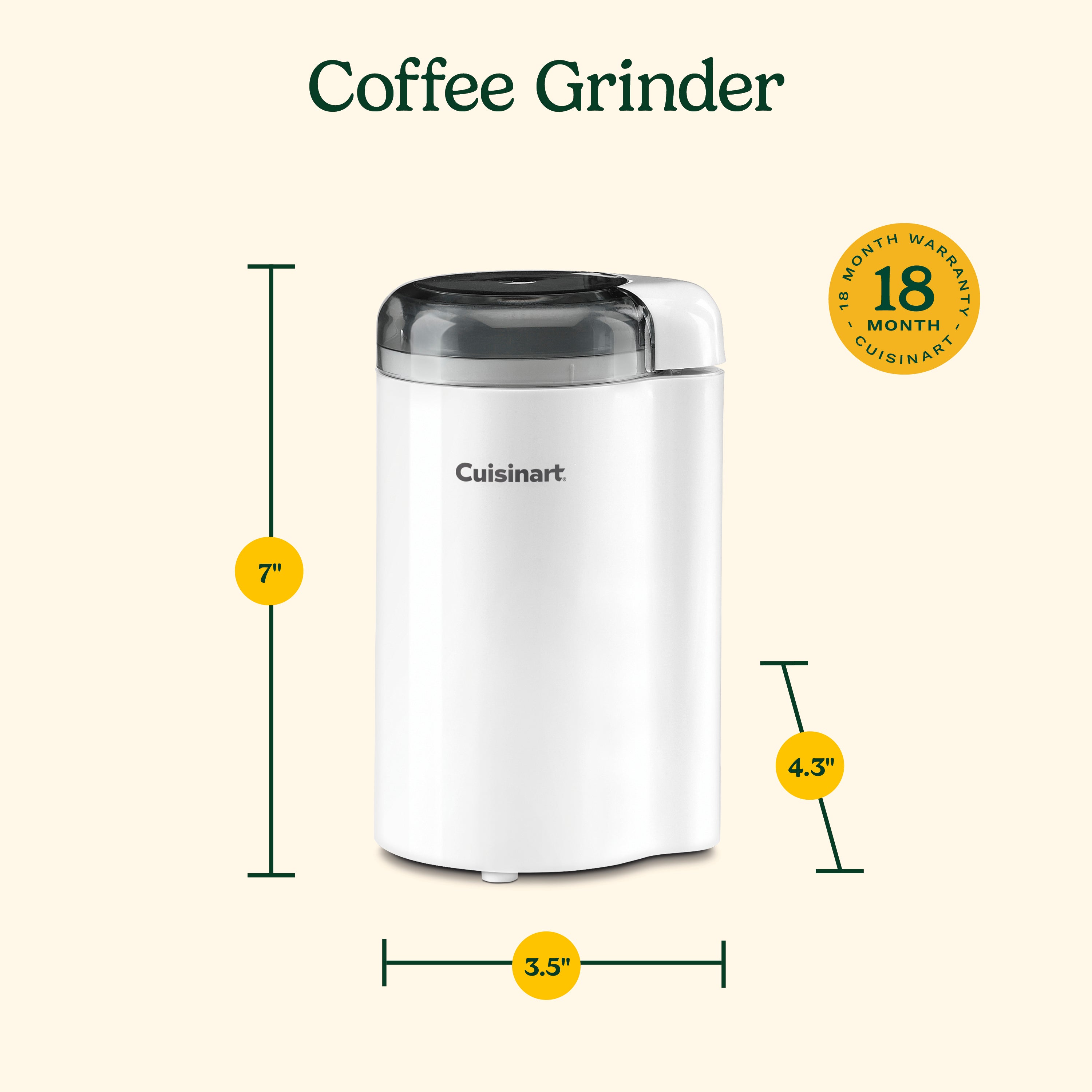 Coffee Grinder - White