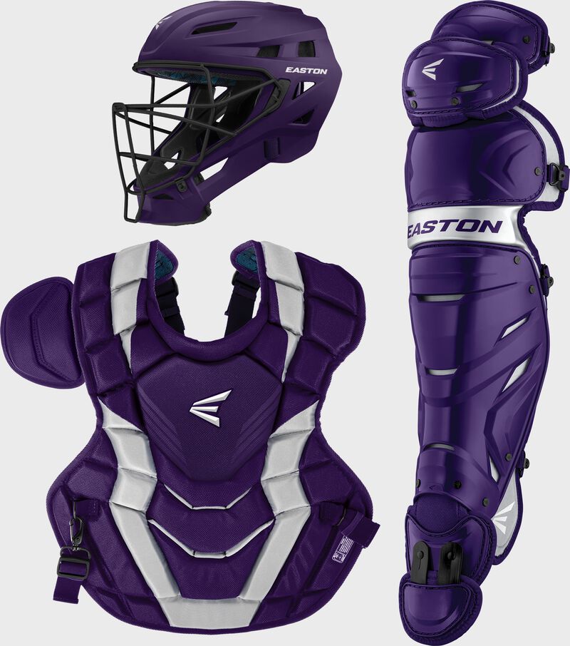 Easton Elite X Adult Catchers Box Set - Purple