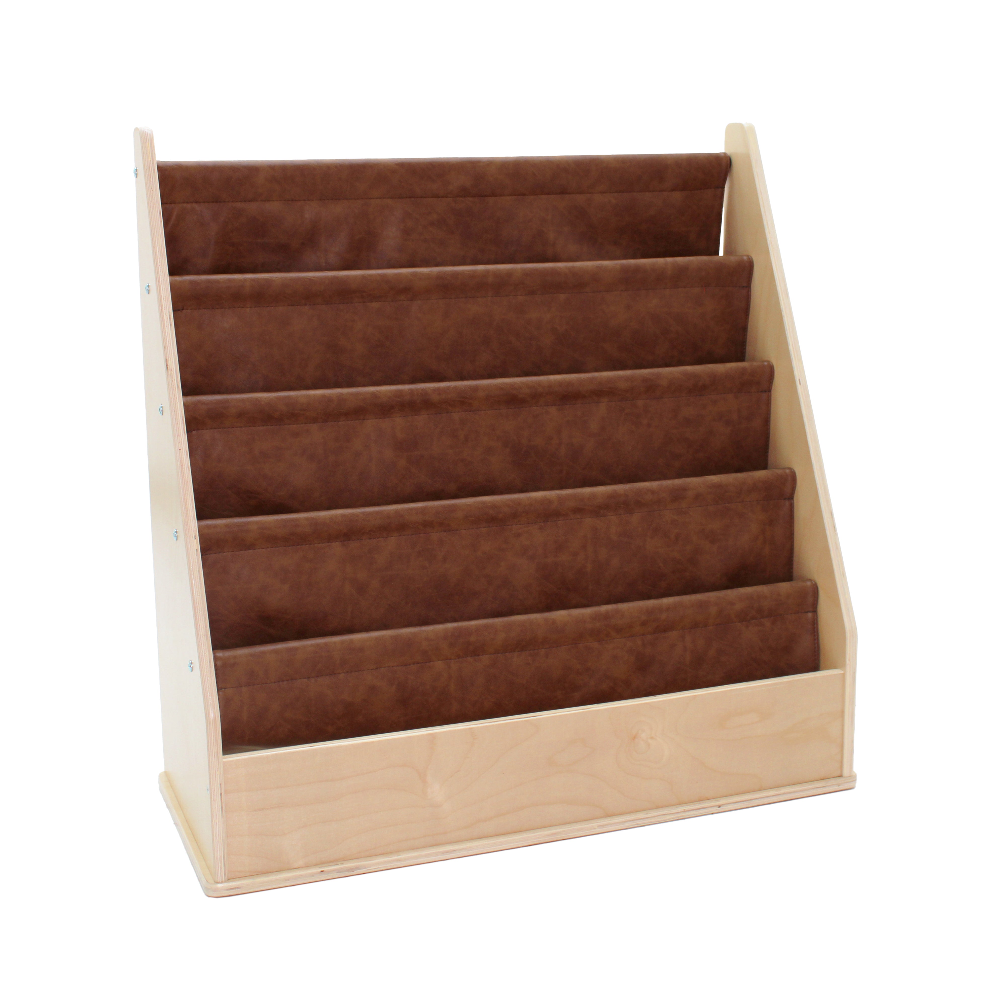 Rustic Birch Sling Book Display - Hazelnut