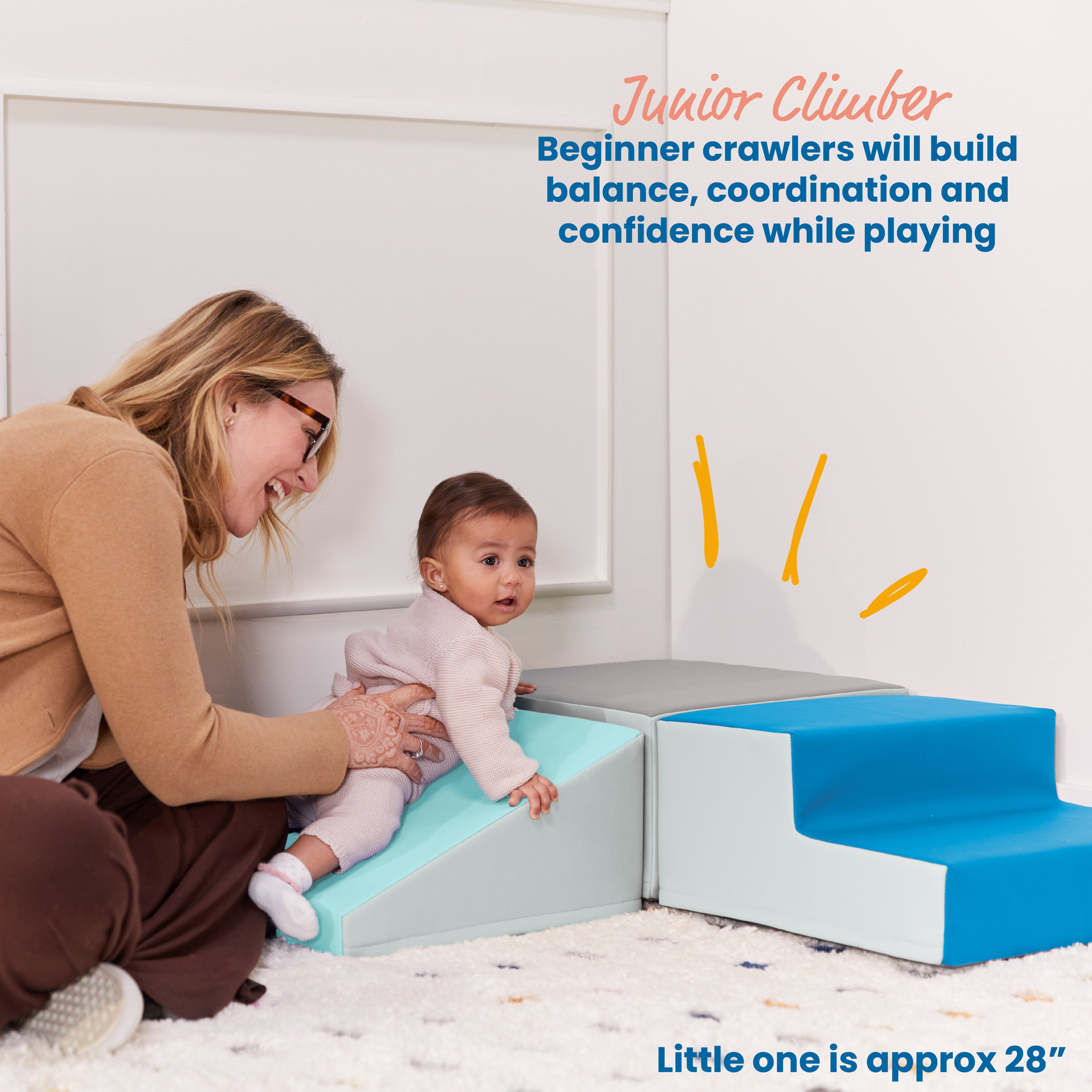 SoftZone Junior Little Me Climb Crawl and Slide - Contemporary