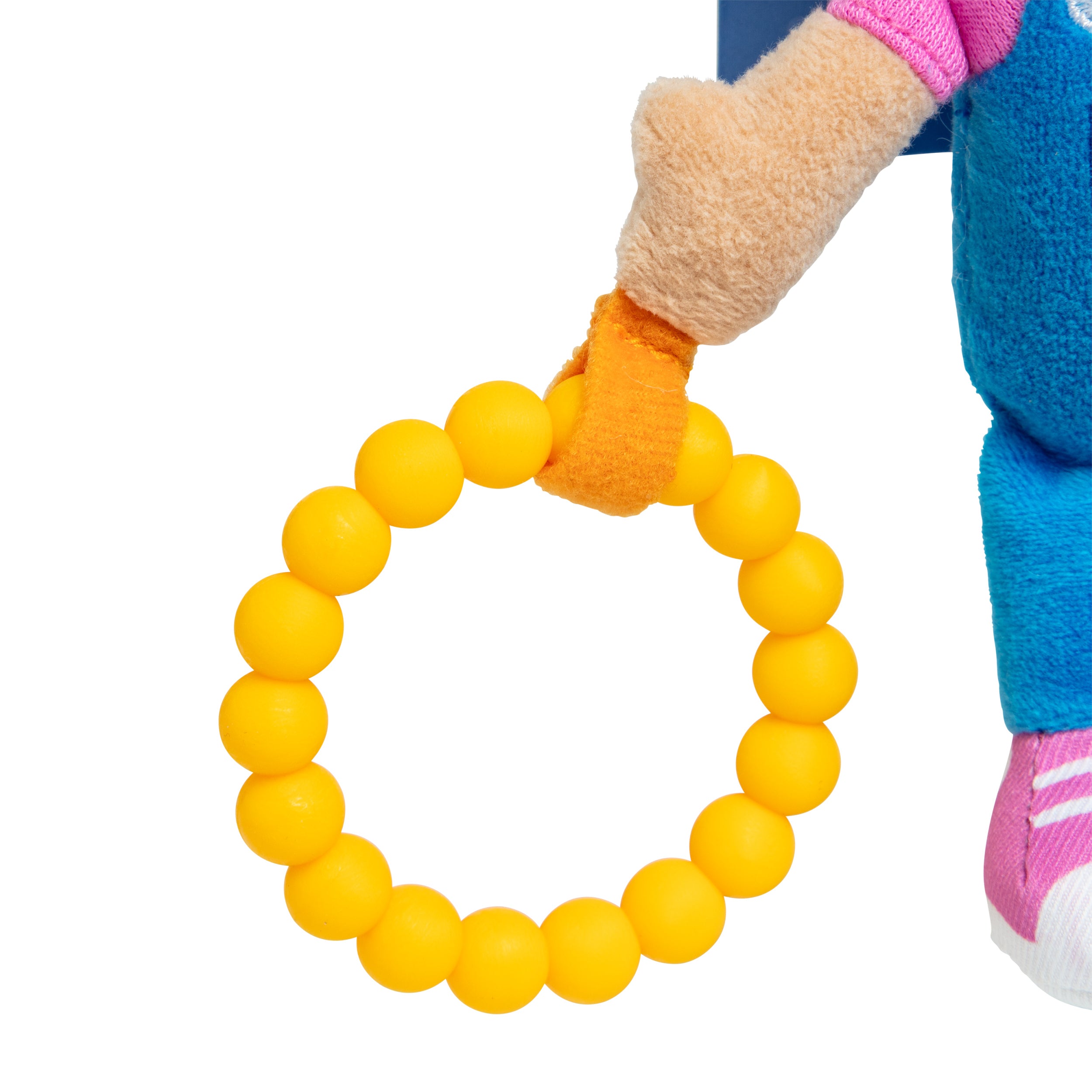 Ms. Rachel Official Sensory Take-Along Toy, Baby Swing & Baby Stroller Teething Toys with Rattle & Clip, Toddler Toys for Girls & Boys for Ages 0-1+