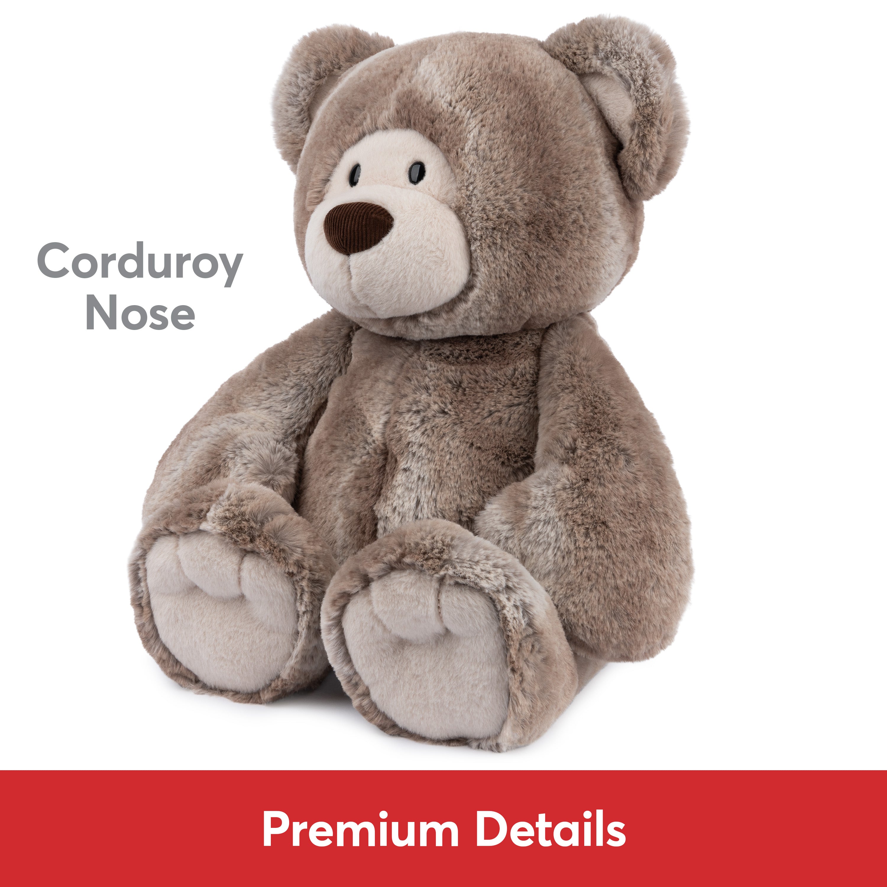 GUND Mukki Teddy Bear, Premium Stuffed Animal for Ages 1 and Up, Brown/Cream, 16”