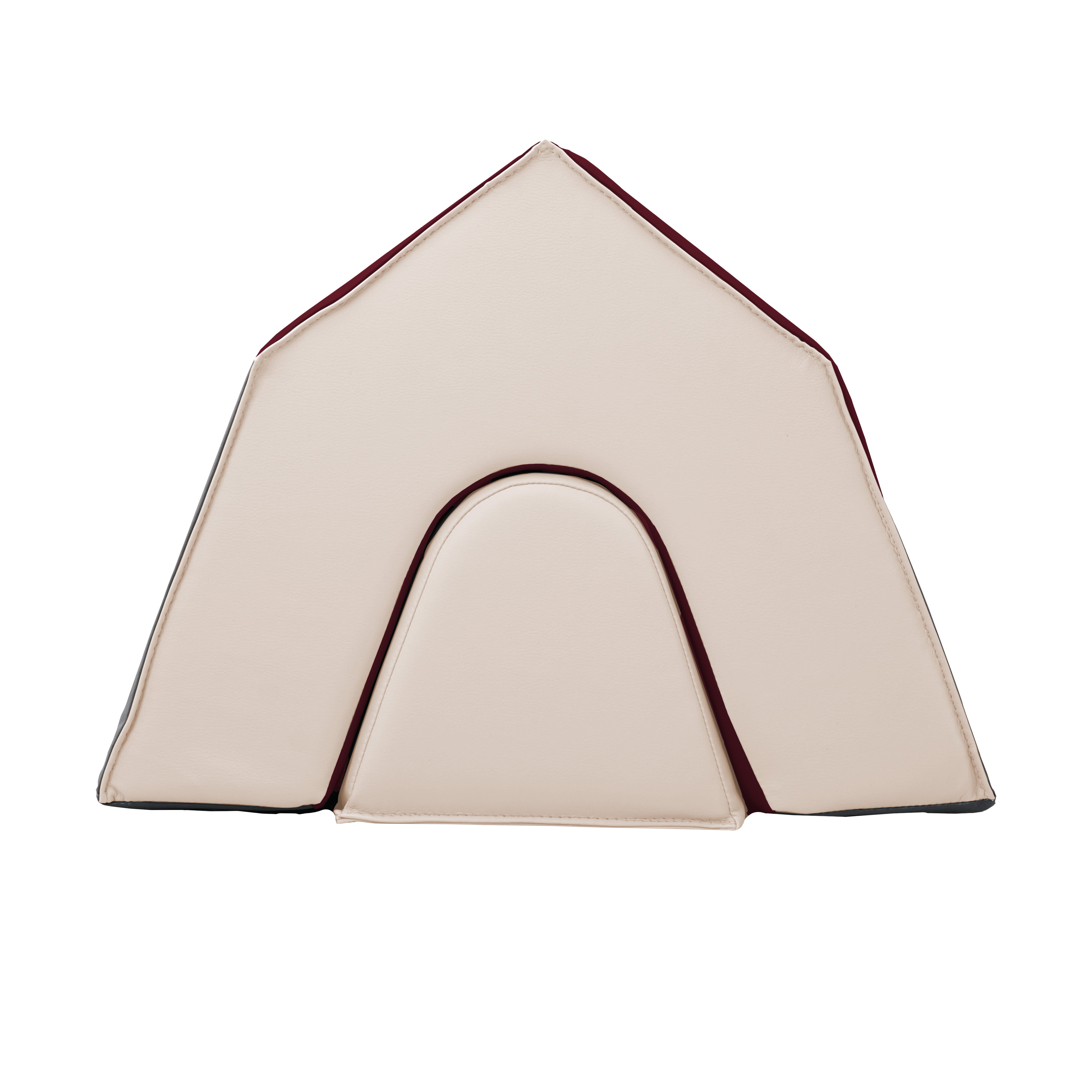 SoftScape Peaked Playspace Climber, 3-Piece Set - Bordeaux/Beige