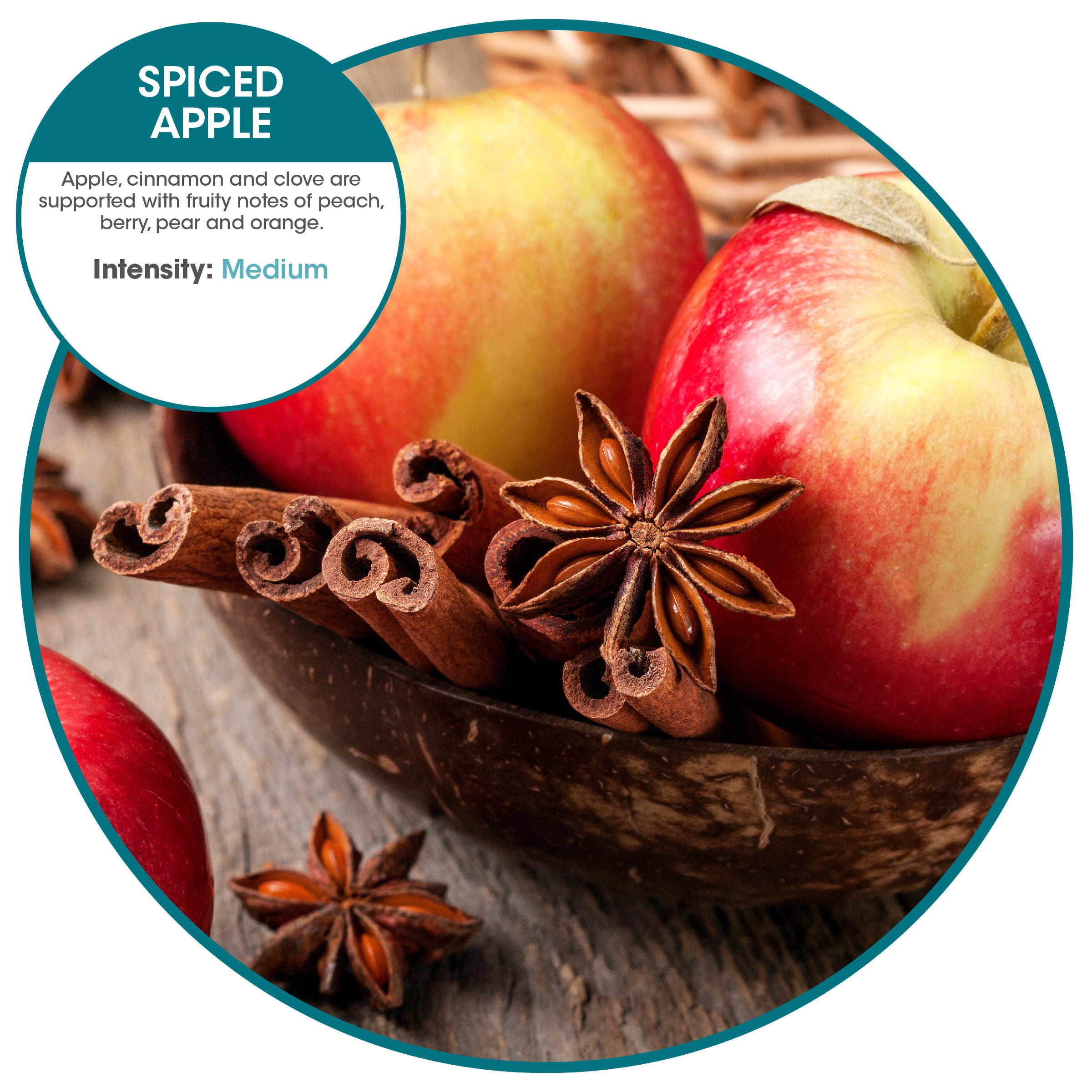 Wave 3D Deodorant Screen - Spiced Apple (60 Pack)