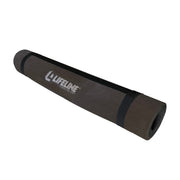 4Mm Suede Yoga Mat - Black Top/Grey Bottom