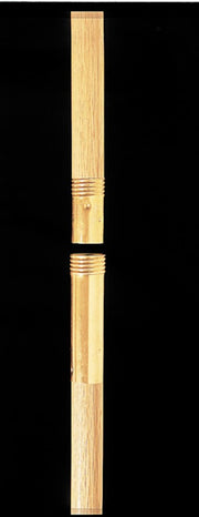 C8B 8 FT X 1 IN WOOD C POLE W/BALL 6PK