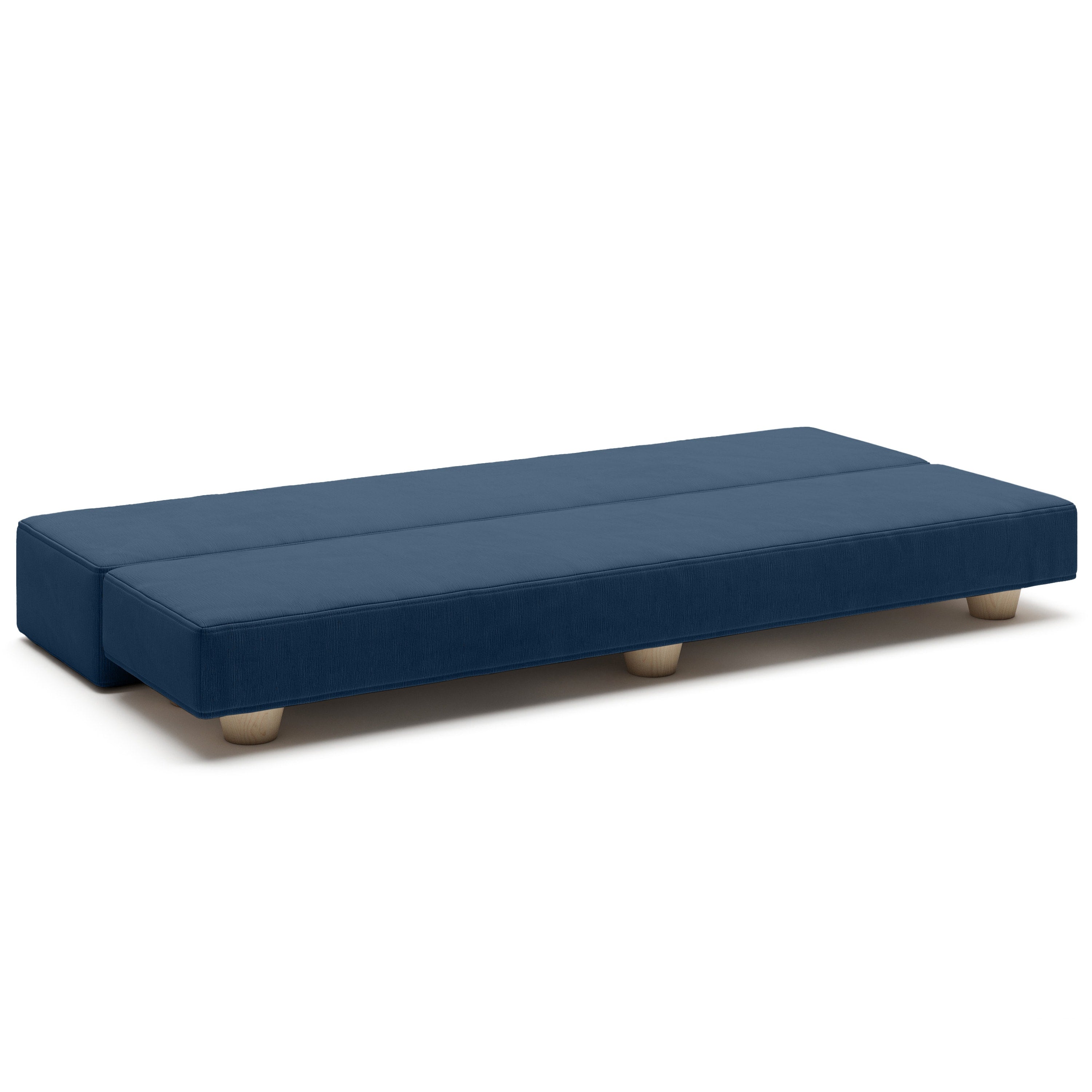 Jaxx Camden Convertible Bed Bench / Fold-Out Twin Guest Bed, Berry