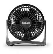 FanFair 4-inch Personal Desk Fan - Black