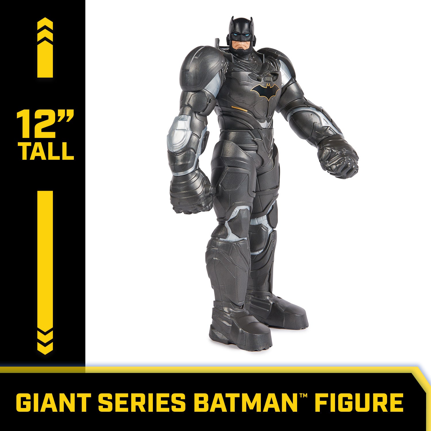 DC Comics, Giant Series Batman Action Figure, 12-inch Super Hero Collectible Kids Toys for Boys and Girls Ages 3 and Up