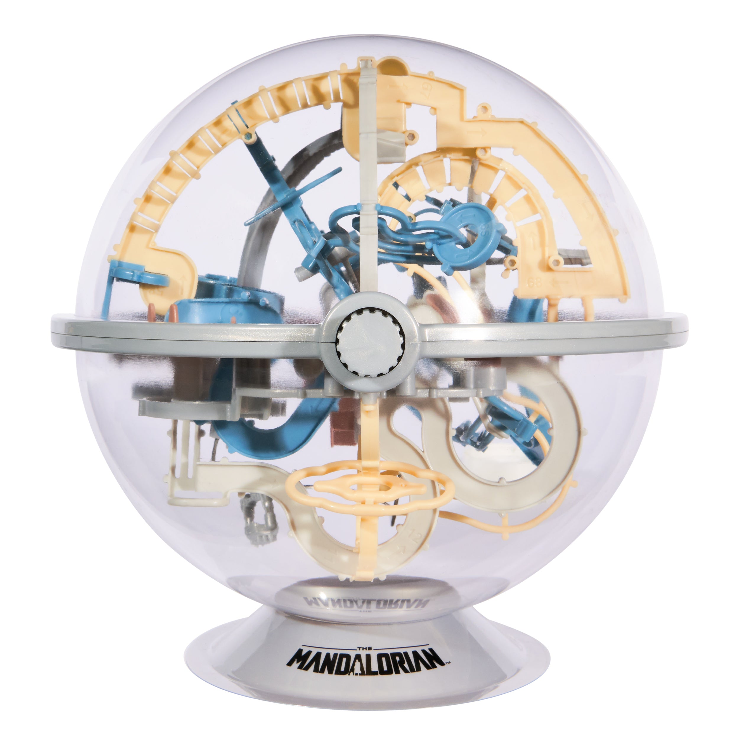 Rubik’s Cube, Rubik’s Tracks Star Wars, Mandalorian-Themed 3D Gravity Maze & 3D Puzzle Game with 80 Obstacles, Grogu Miniature Inside, Problem-Solving Challenging Brain Teaser Fidget Toy, Ages 8 & Up