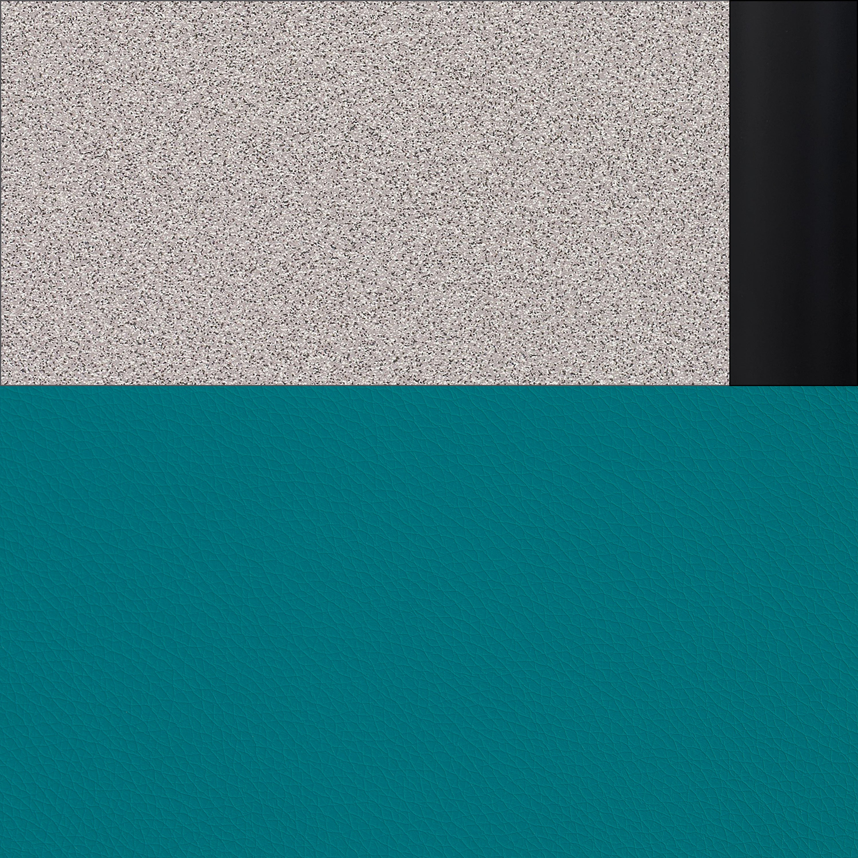 Pro Series Connect Booth with Cafe Table, 5-Piece Set - Teal/Gray/Graphite/Black